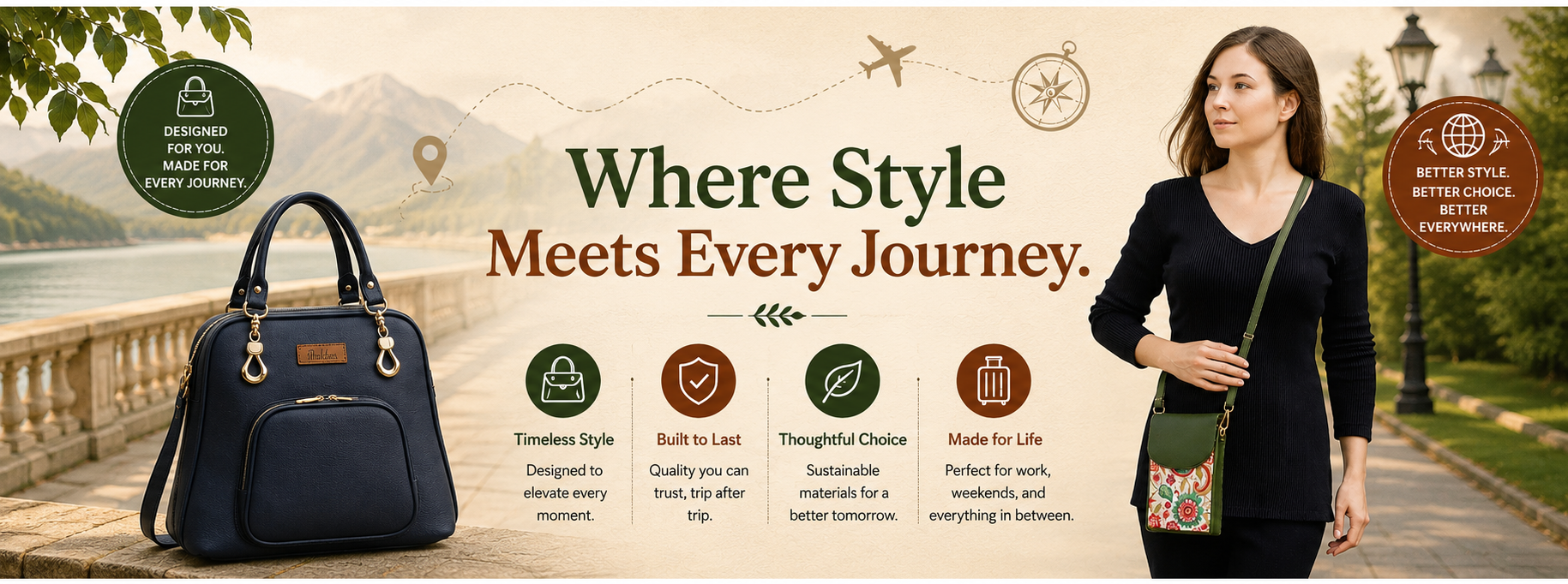 What Features Should a Travel Handbag Have?
