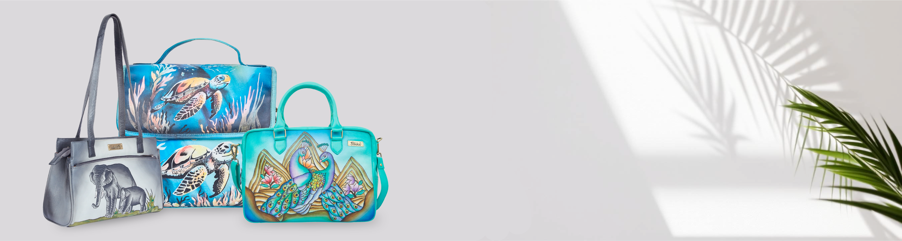 Hand Painted Shoulder Bags