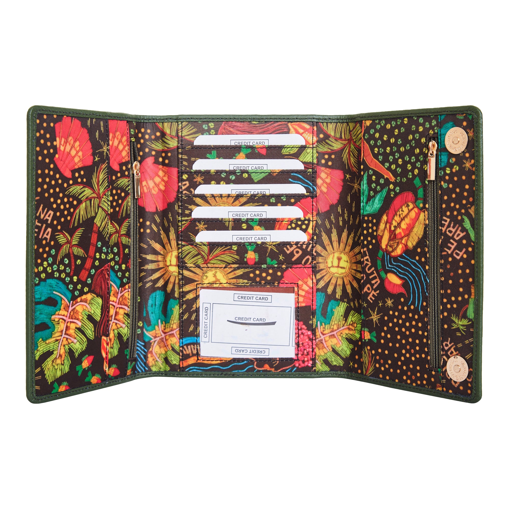 Coastal Style Trifold Wallet and Leather Organizer for Women