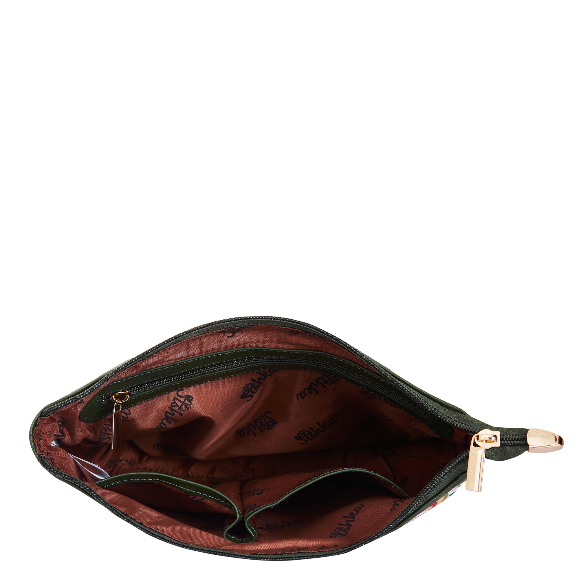 Women's East/West Paisley Print Hobo with Strap and Leather Details
