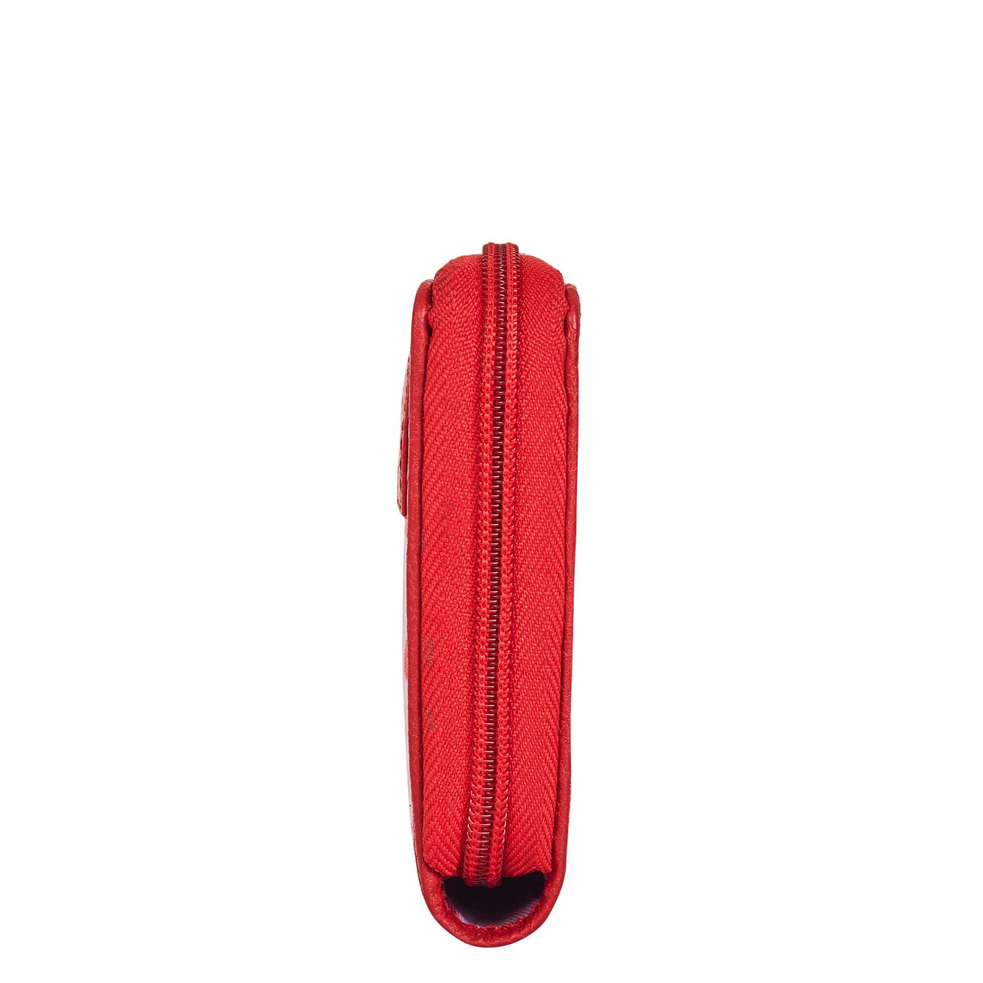 Ladies' Bold Butterfly Print Travel Wristlet with Leather Detailing for a Statement Look