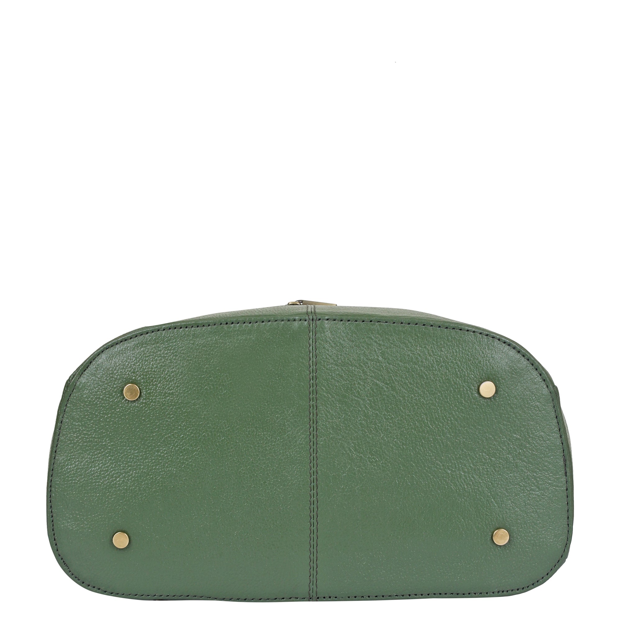Sishka | Olive Leather Backpack for Women – Easy Open Zipper, Genuine Leather, Spacious Compartment, Trendy Travel Backpack Purse for Ladies, Teen Girls – Stylish Shoulder Daypack for Work, College, Travel
