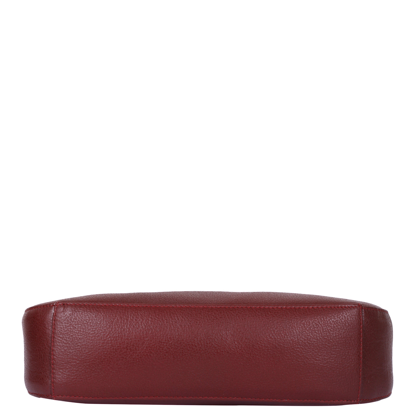 Shoulder Bag in Cherry Red – Purse for Women by Sishka, Hobo Handbag, Soft Genuine Leather Half Moon Tote with Top Zipper Closure, Perfect for Daily Use, Travel & Casual Outings.