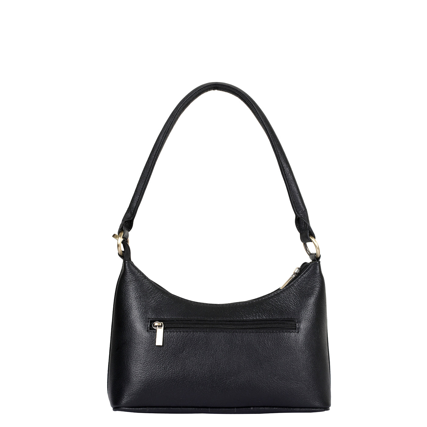 Sishka Black Genuine Leather Hobo Bag – Stylish Tote Shoulder Handbag, Soft Leather Satchel, Versatile Crossbody Purse for Women (H 7.25" x W 10.5" x D 4.25").