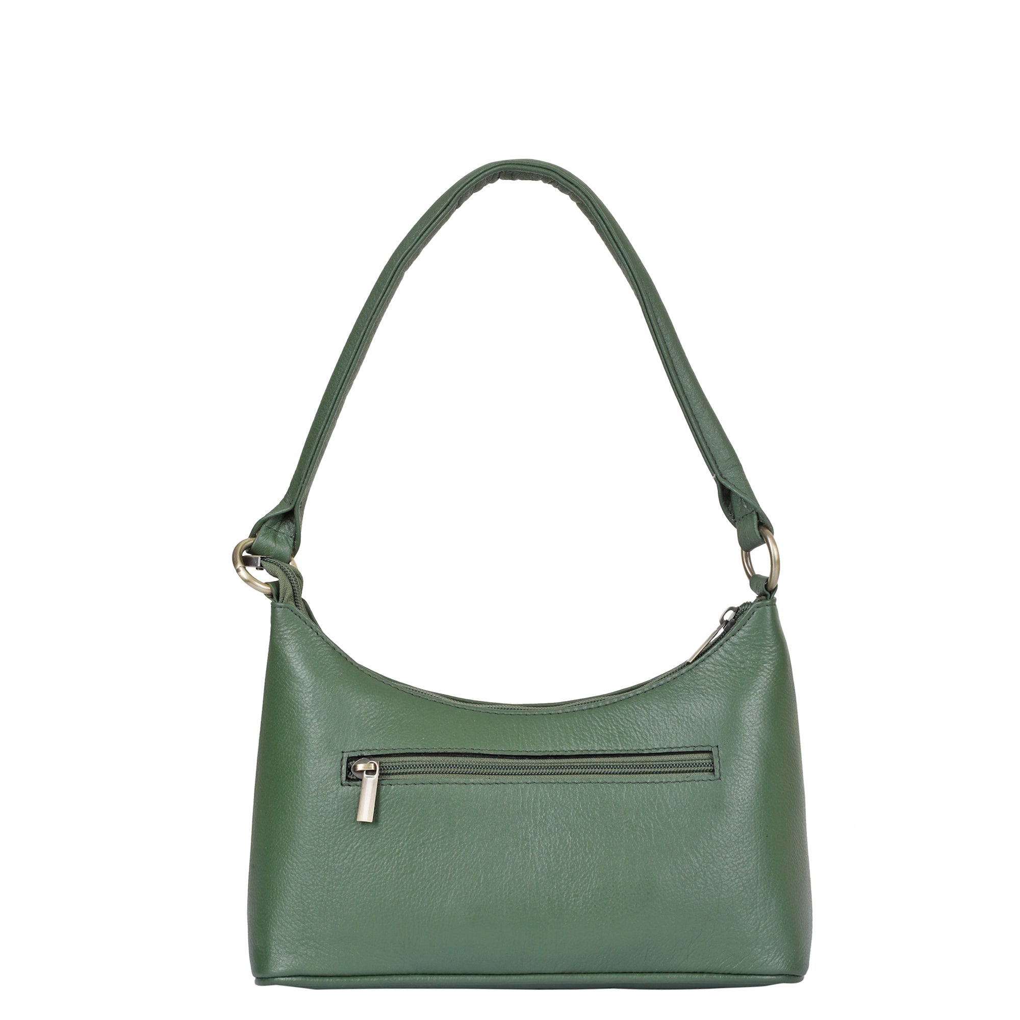 Sishka Genuine Leather Hobo Bag – Stylish Tote Shoulder Handbag, Soft Leather Satchel, Versatile Crossbody Purse for Women (H 7.25" x W 10.5" x D 4.25").- Olive