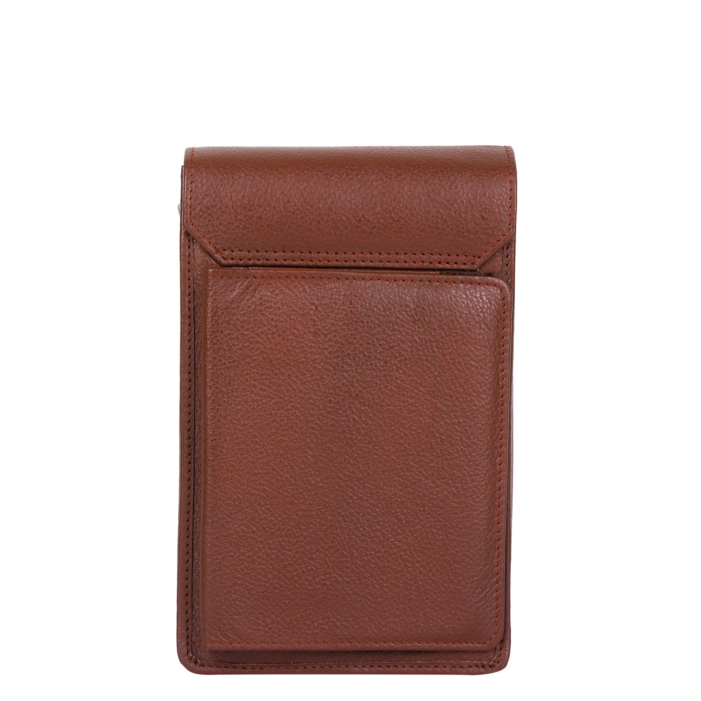 Crossbody Cell Phone Wallet in Stylish Brown by Sishka – Leather Purse, Convenient Shoulder Bag, Practical Travel Sling, Compact Wallet for Everyday Needs.