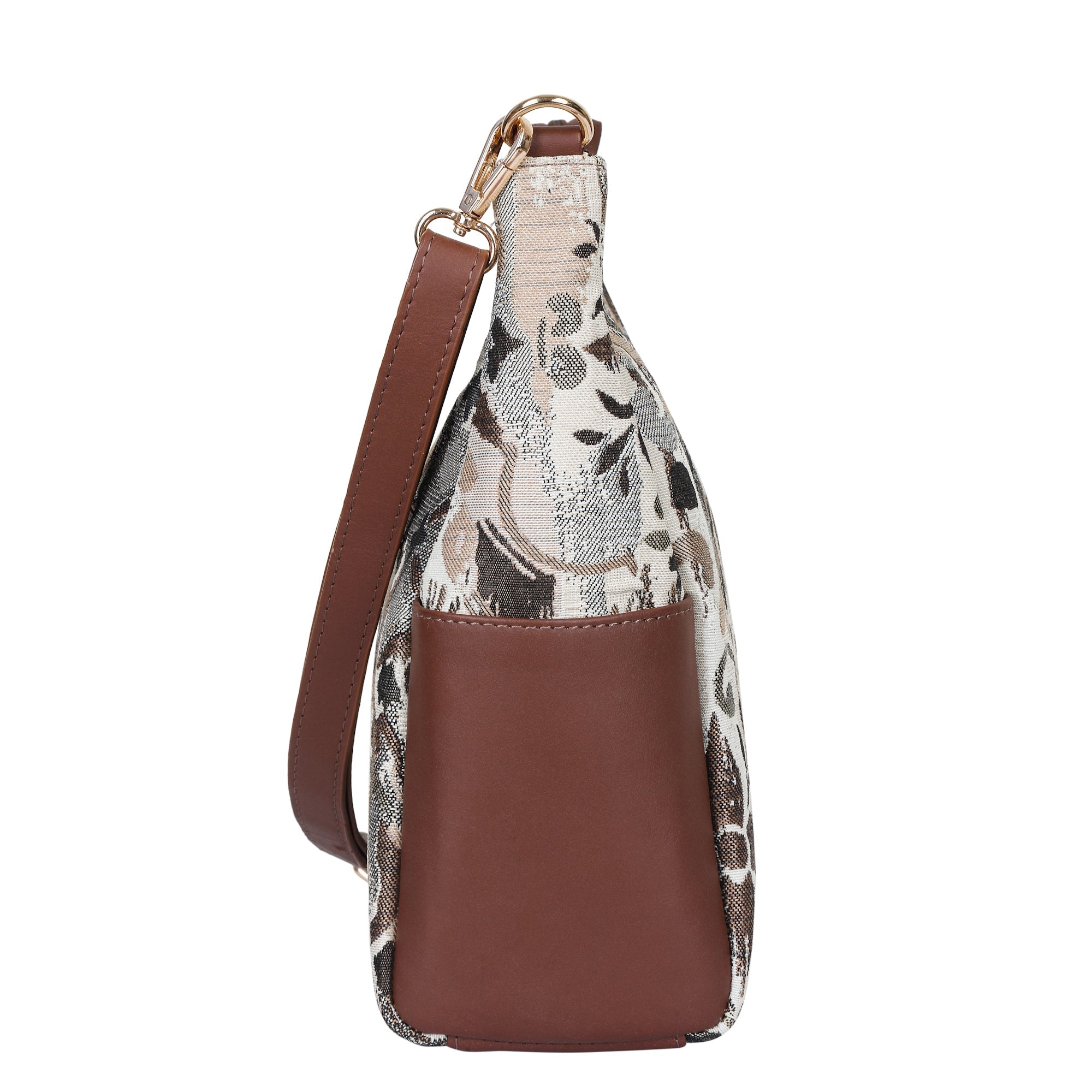 Sishka Abstract Tapestry Hobo Bag for Women | Elegant Leather Crossbody & Shoulder Handbag for Everyday Use