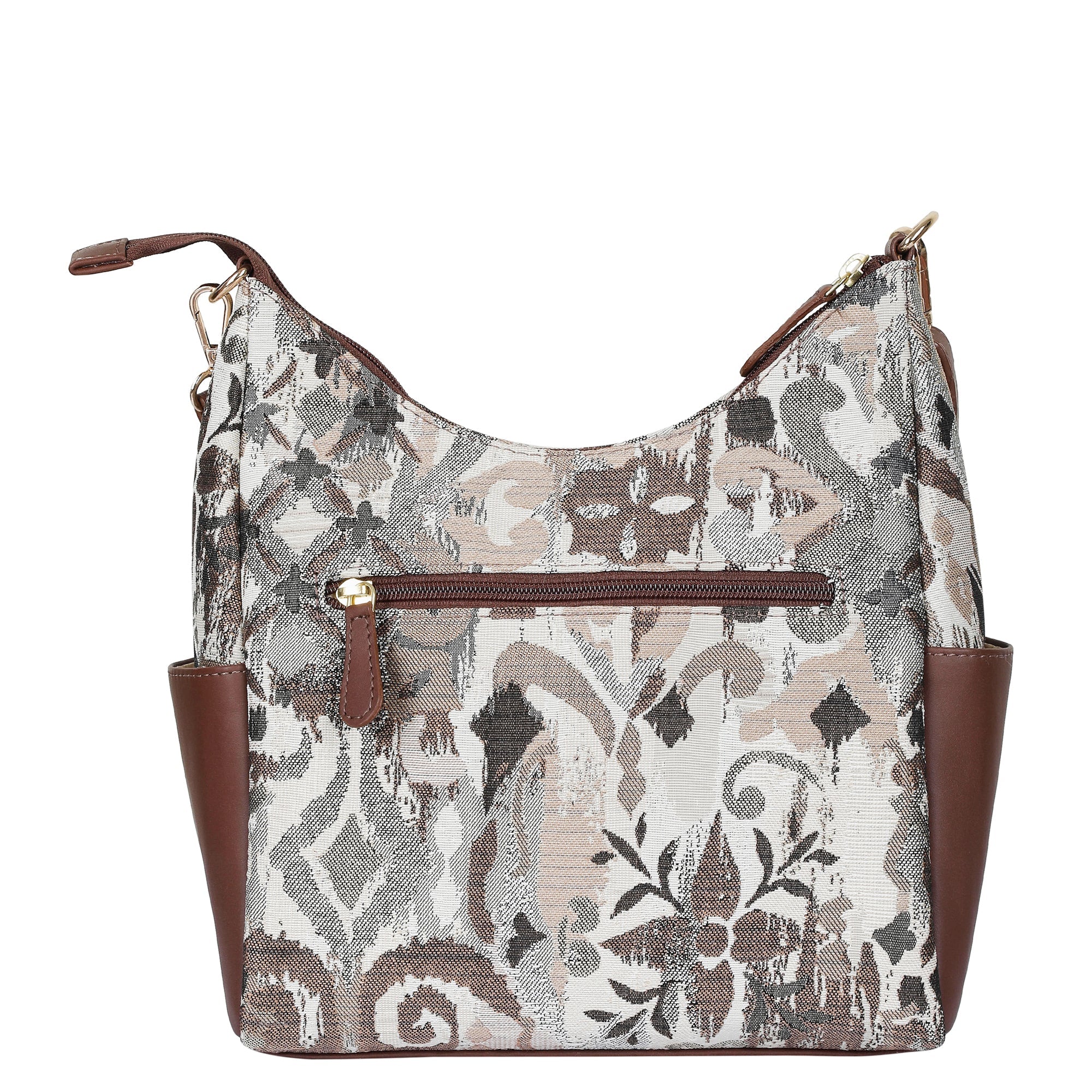 Sishka Abstract Tapestry Hobo Bag for Women | Elegant Leather Crossbody & Shoulder Handbag for Everyday Use