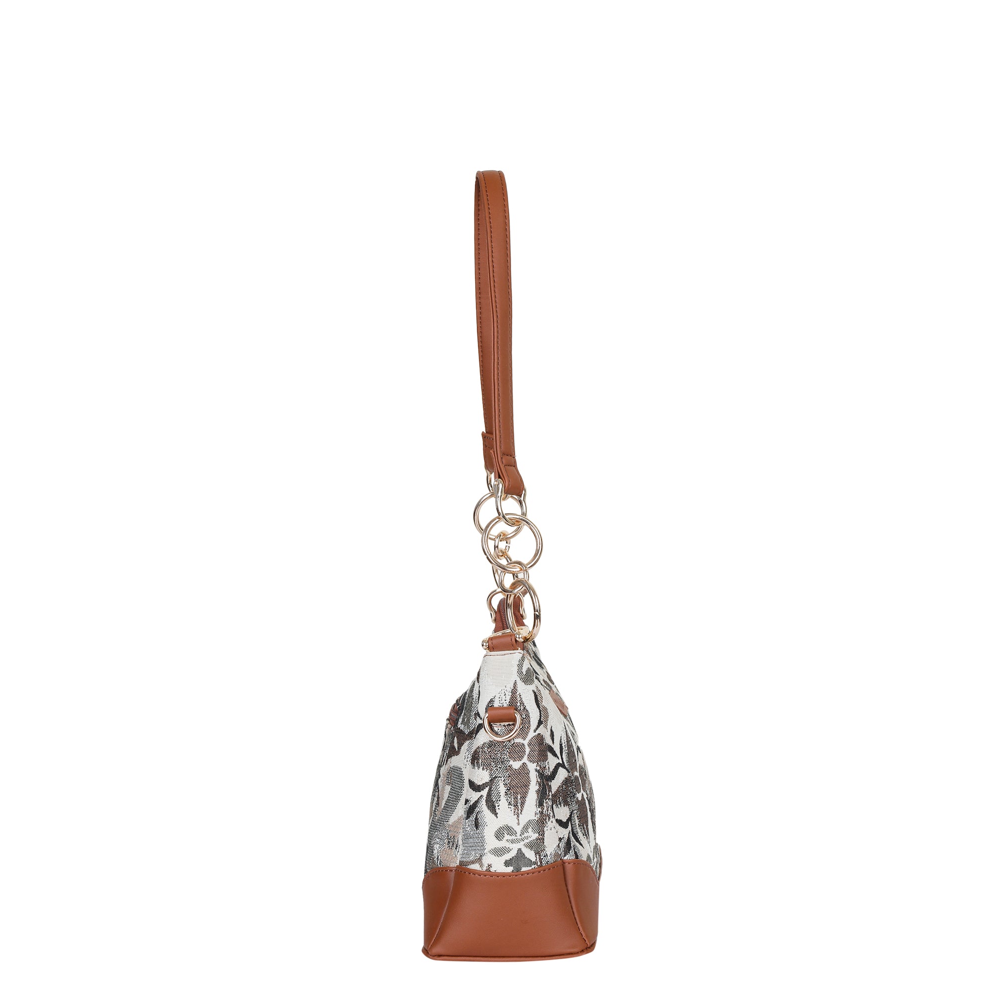Women’s Abstract Pattern Tapestry Shoulder Bag – Modern Tote & Sling Satchel Purse with Vegan Leather Handle for Daily Use