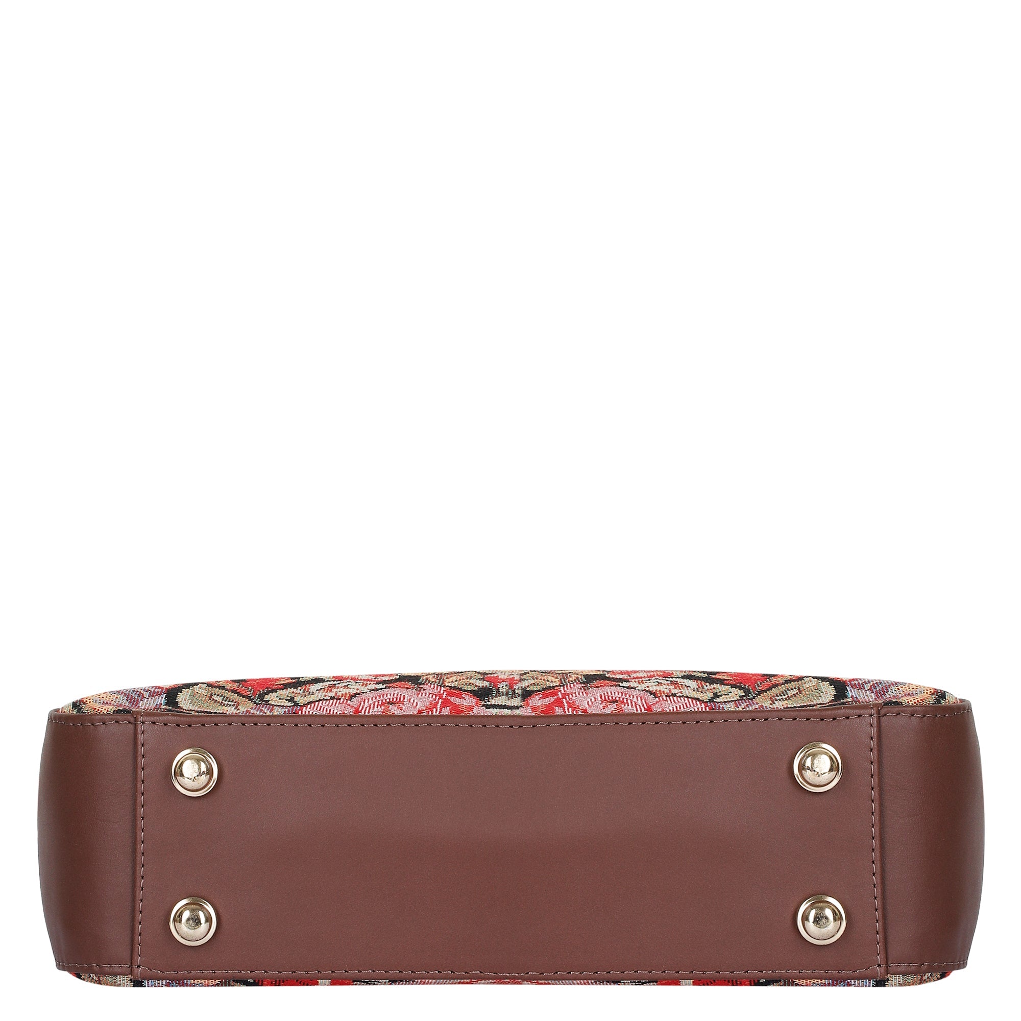 Sishka Ladies Tapestry Hobo Bag in Floral Pattern | Leather-Trimmed Shoulder Bag & Satchel Purse for Everyday Essentials