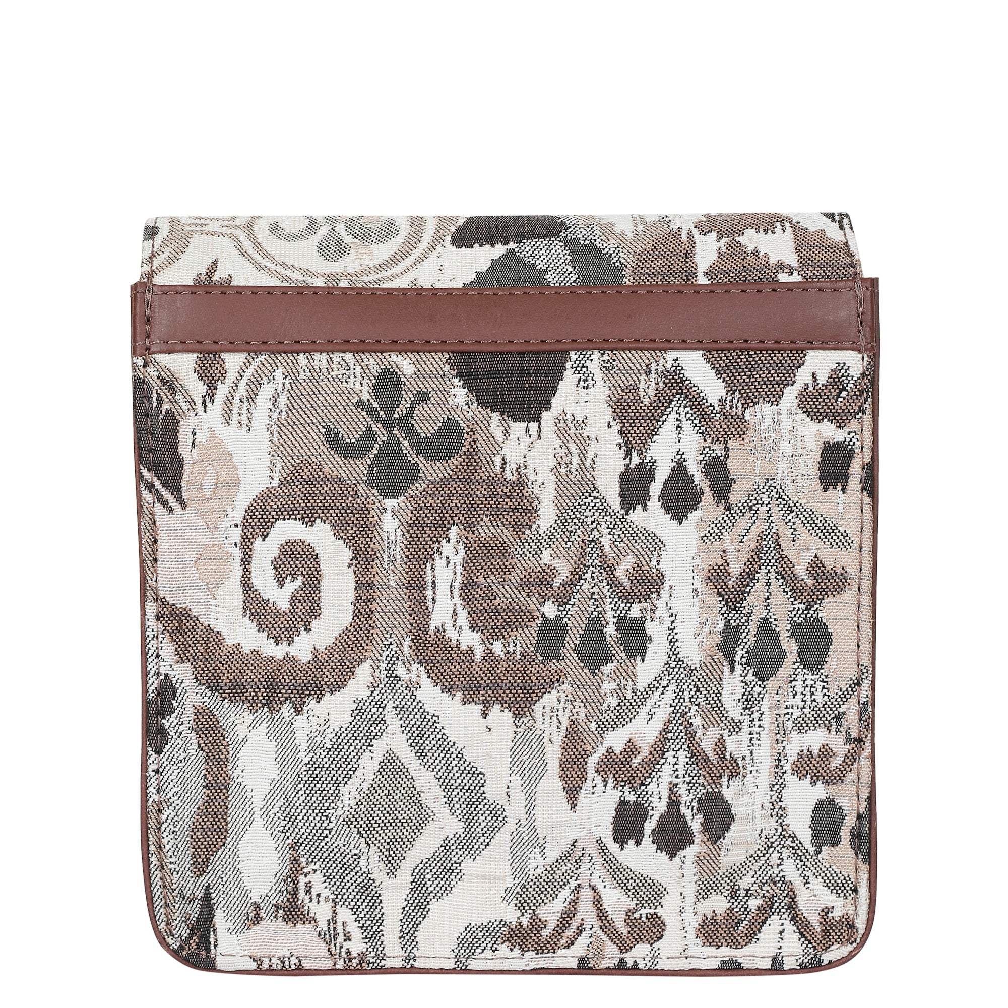 Sishka Abstract Design Women’s Tapestry Crossbody Sling Bag – Messenger Bag Shoulder Purse with Leather Trim & Adjustable Strap for Daily Use