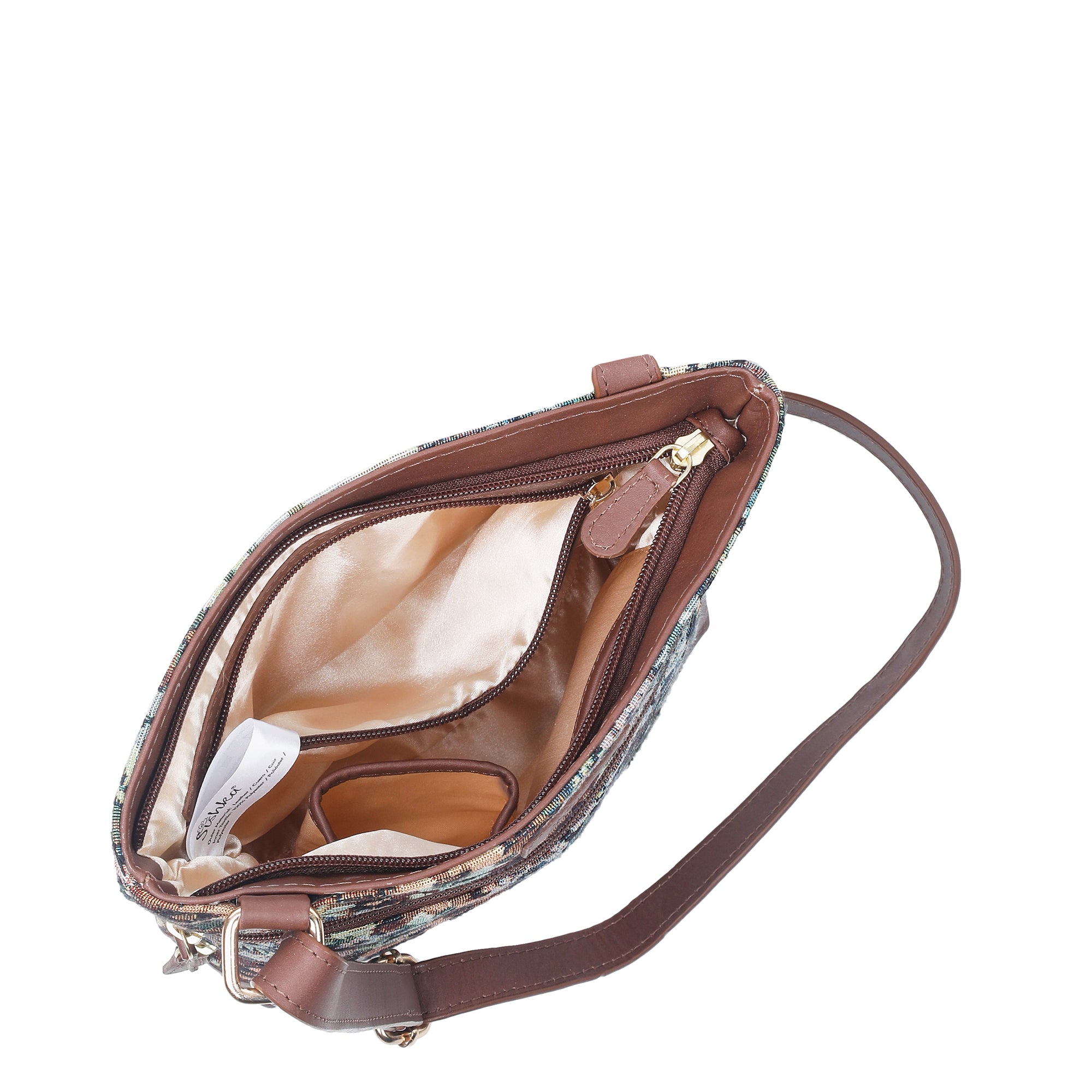 Botanical Tapestry Crossbody Bag – Women’s Shoulder & Messenger Purse