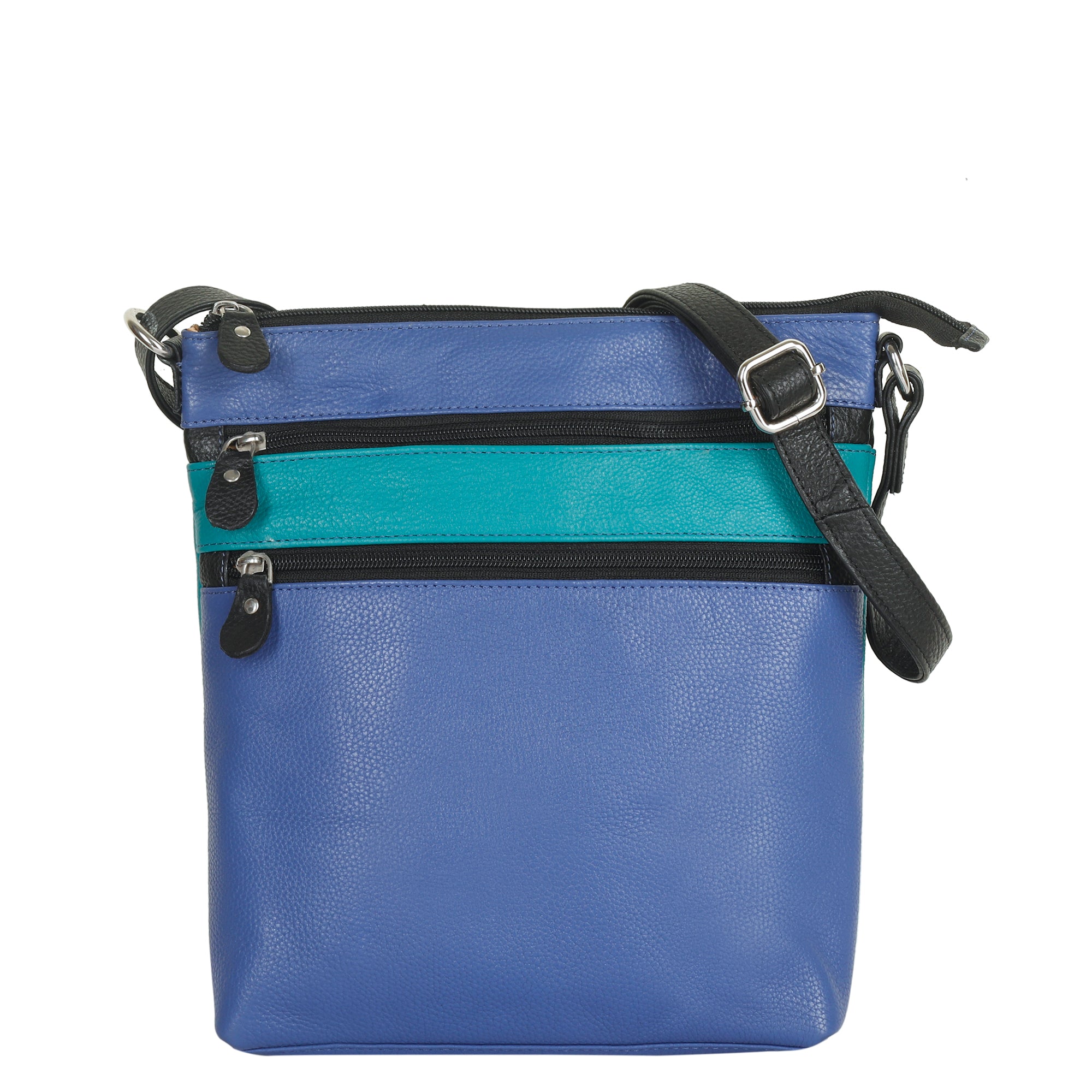 Premium Leather Women’s Crossbody Sling Bag – Multicolour Adjustable Shoulder Purse – Daily Use Ladies Travel & Work Handbag