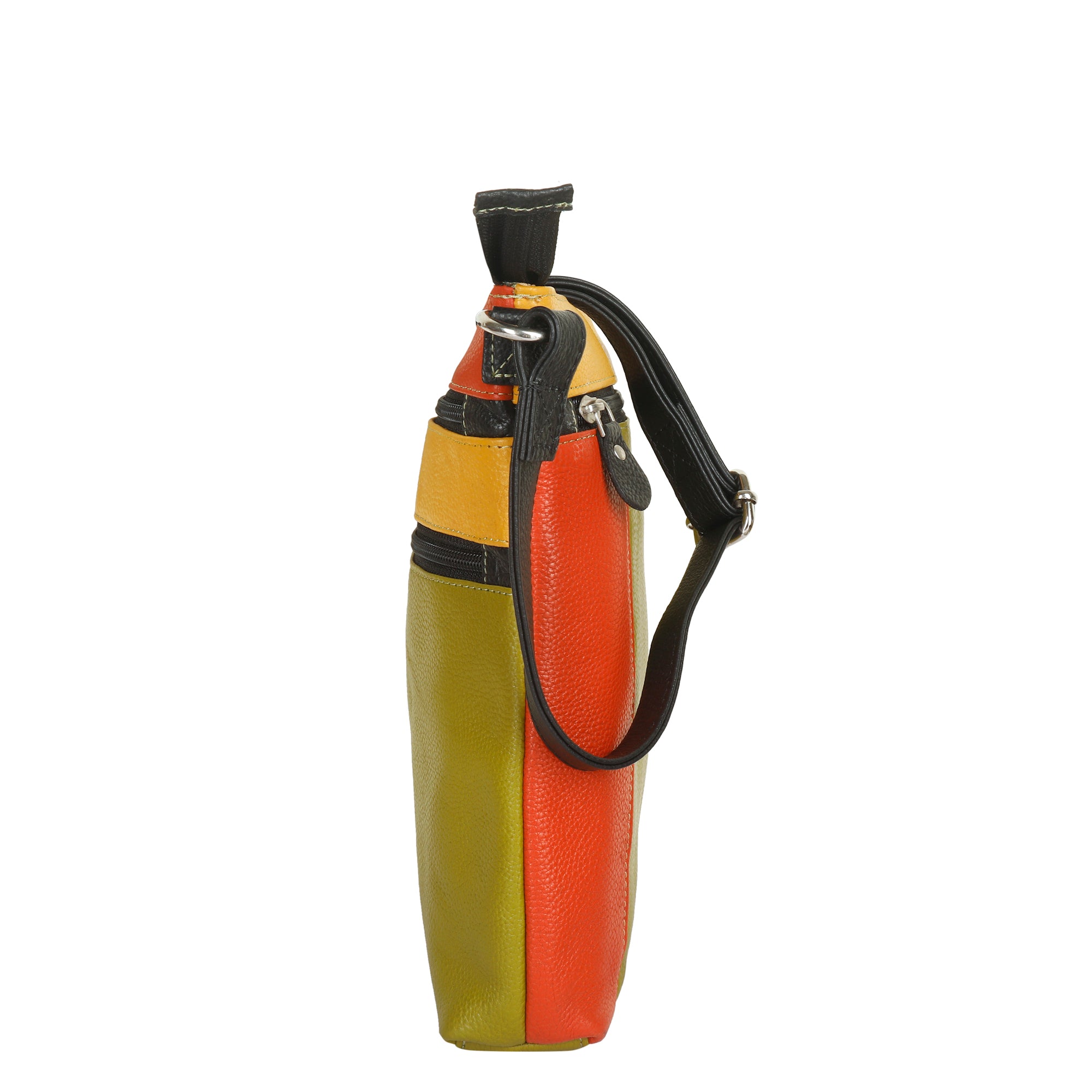 Women’s Leather Crossbody Sling Bag – Adjustable Shoulder bag – Everyday Ladies Travel Purse for Work, Shopping & Daily Use