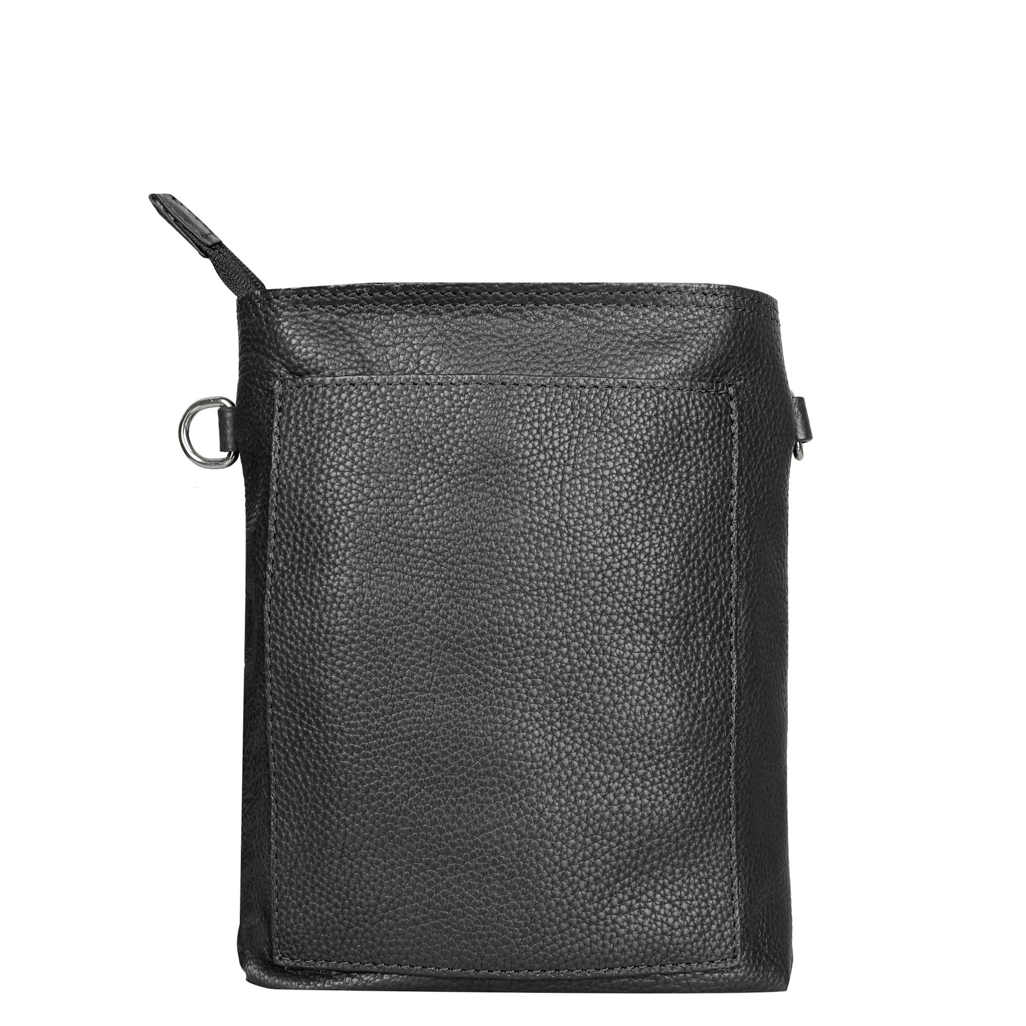 Leather Crossbody Shoulder Bag for Men & Women – Stylish Sling Messenger Bag for Work, Business, Travel & Everyday Use- Black