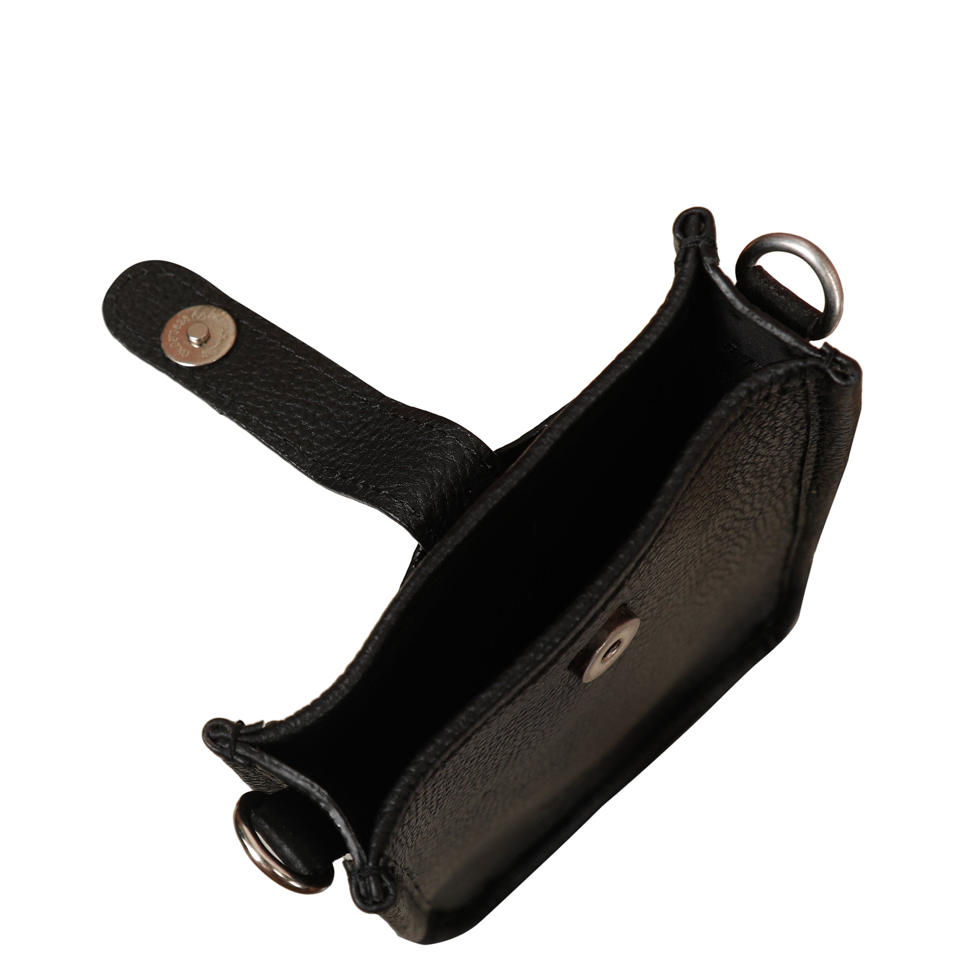 Black -Leather Crossbody Phone Sling Wallet Bag – Shoulder Messenger Bag for Daily Use, Work & Travel for Men and Women