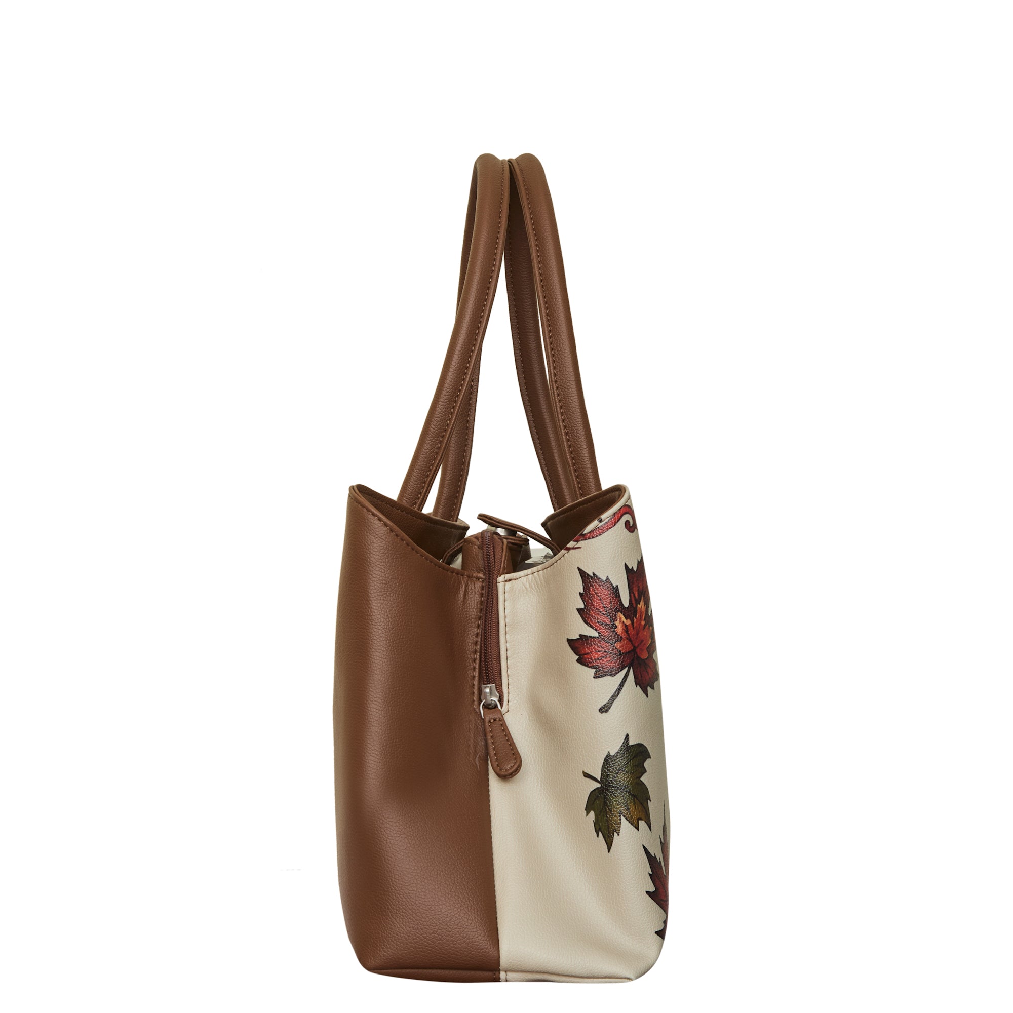 Genuine Leather Printed Carryall Tote for Women – Stylish Shoulder, Top Handle & Handbag for Ladies – Office, Work, Travel & Daily Use