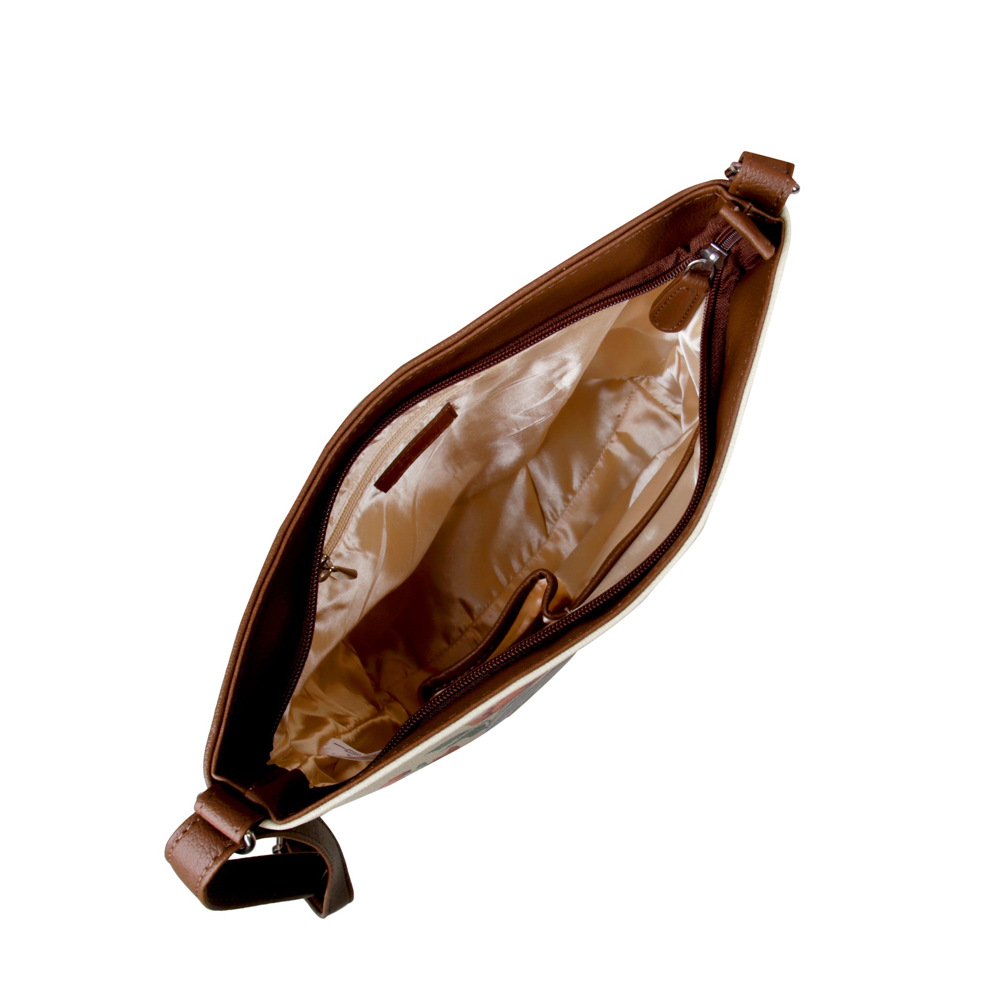 Printed Leather Crossbody Bag – Adjustable Sling & Over the Shoulder Bag for Women – Stylish Handbag & Travel Purse