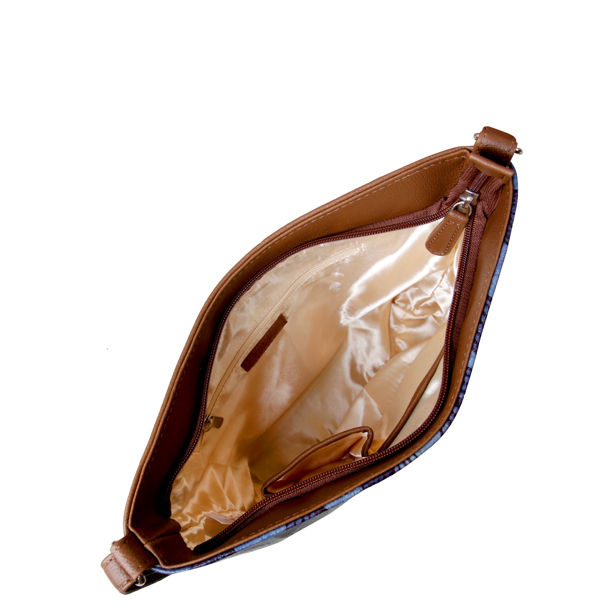 Printed Leather Crossbody Bag – Adjustable Sling & Over the Shoulder Bag for Women – Stylish Handbag & Travel Purse