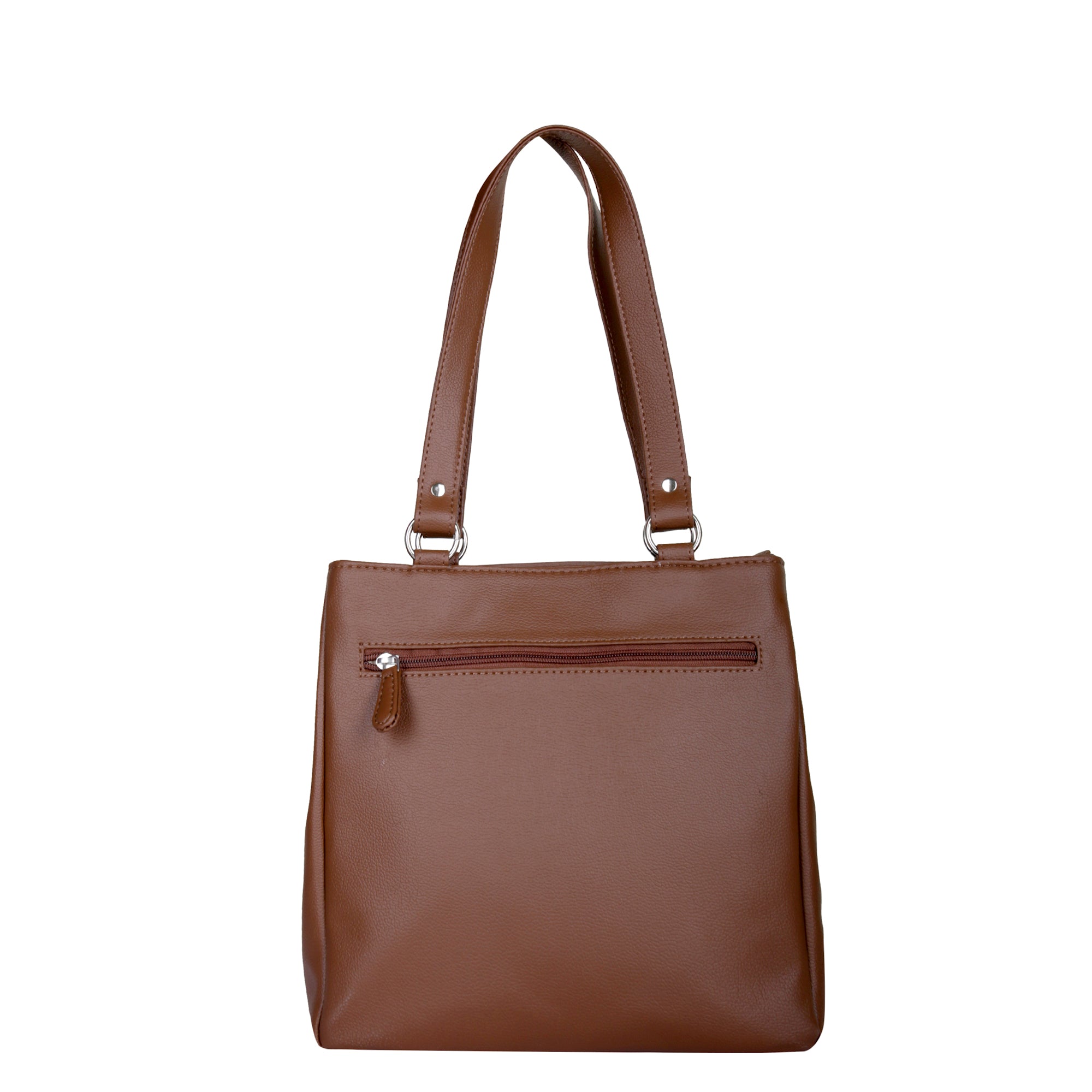 Women’s Printed Leather Tote Shoulder Bag – Multi-Compartment Handbag for Daily Use, Work & Travel