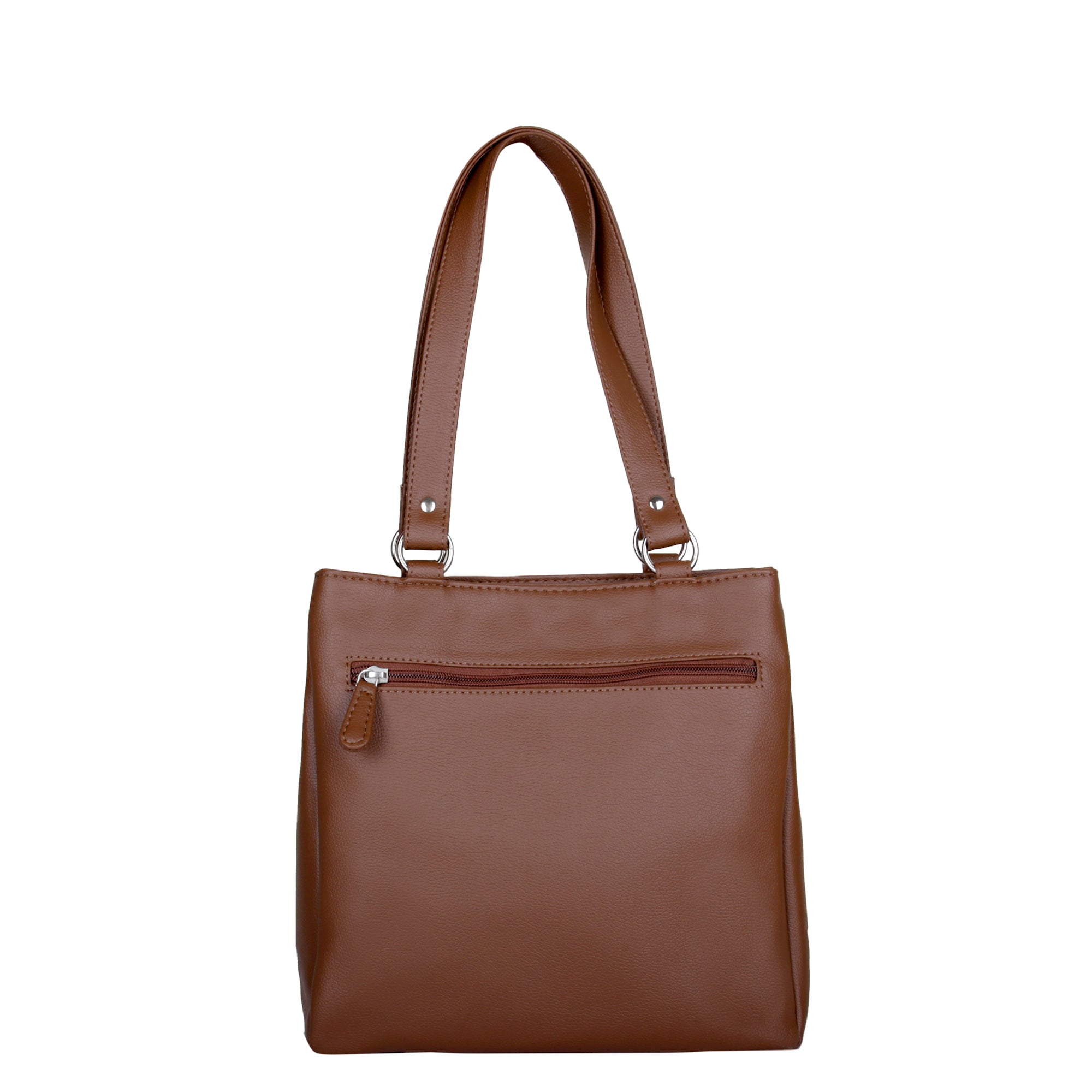 Women’s Printed Leather Tote Shoulder Bag – Multi-Compartment Handbag for Daily Use, Work & Travel