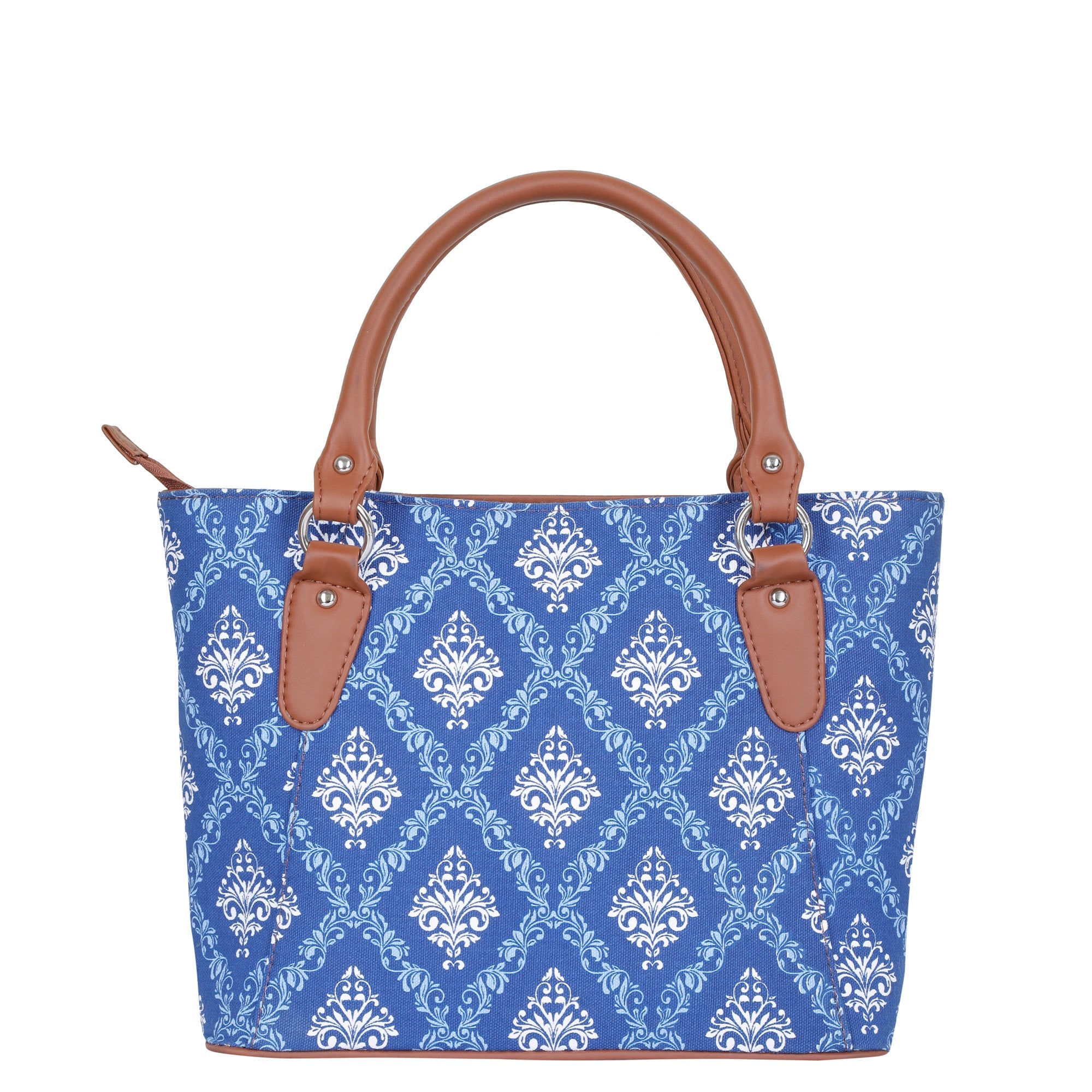 Sishka Blue Hand Bag –Stylish Canvas Shoulder Tote for Women’s Travel & Work Use