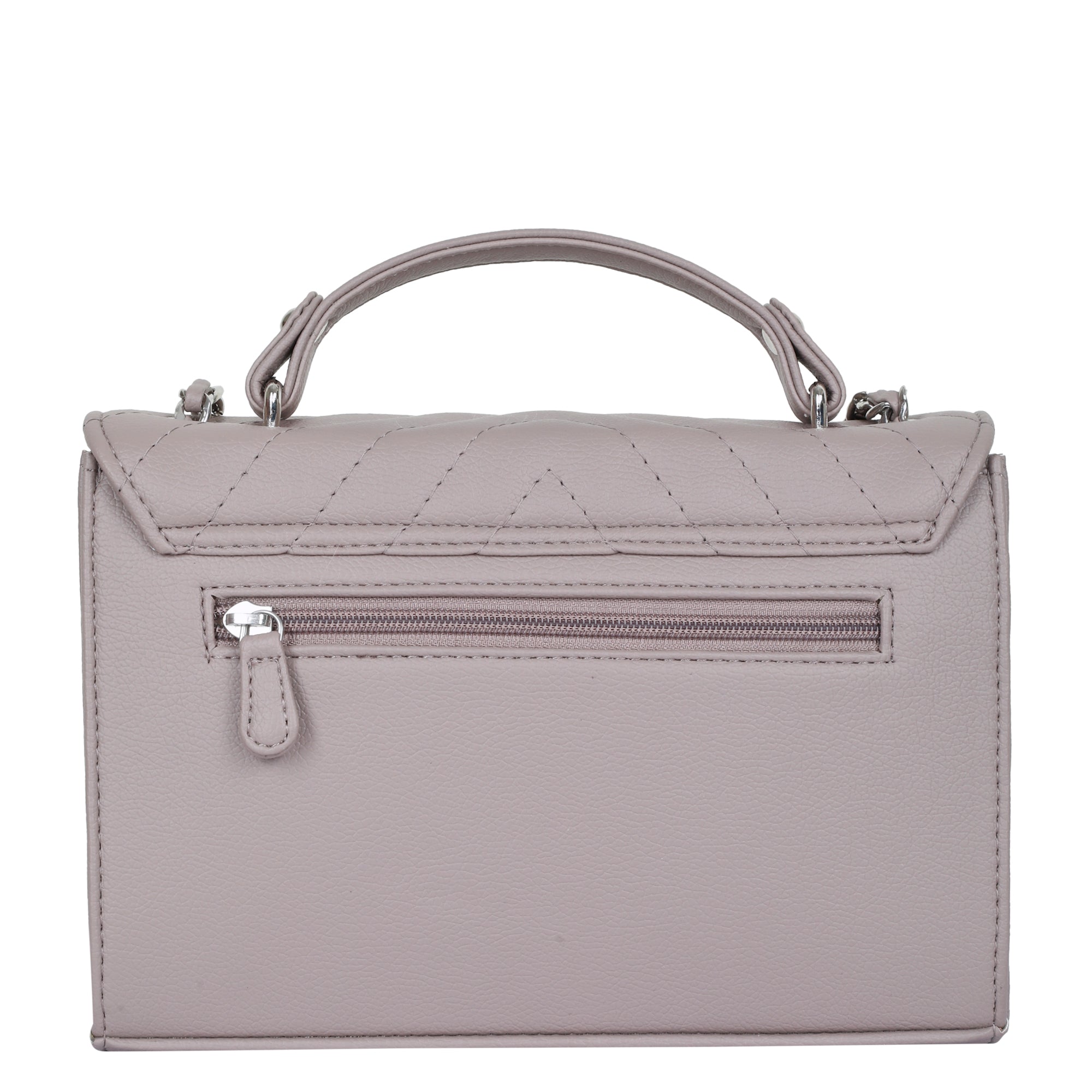 Mauve Vegan Leather Sling Crossbody Bag – Women’s Shoulder Purse
