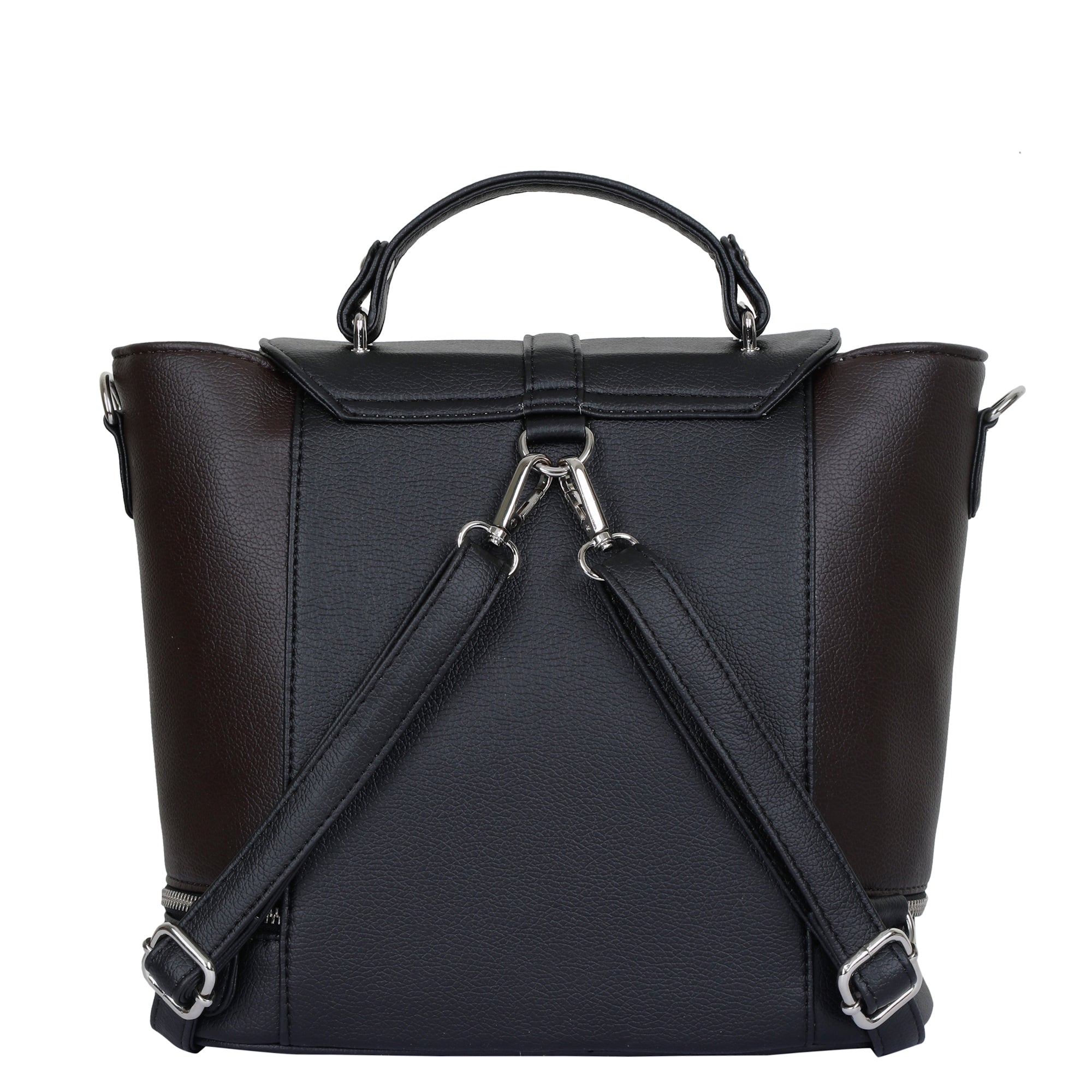 Brown Women’s Casual Backpack Purse – Leather Handbag & Shoulder Bag