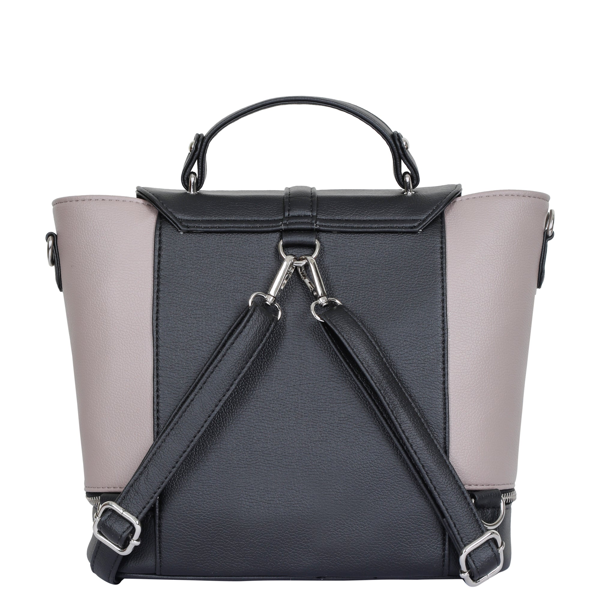 Mauve Women’s Fashion Backpack – Leather Shoulder Purse for Office