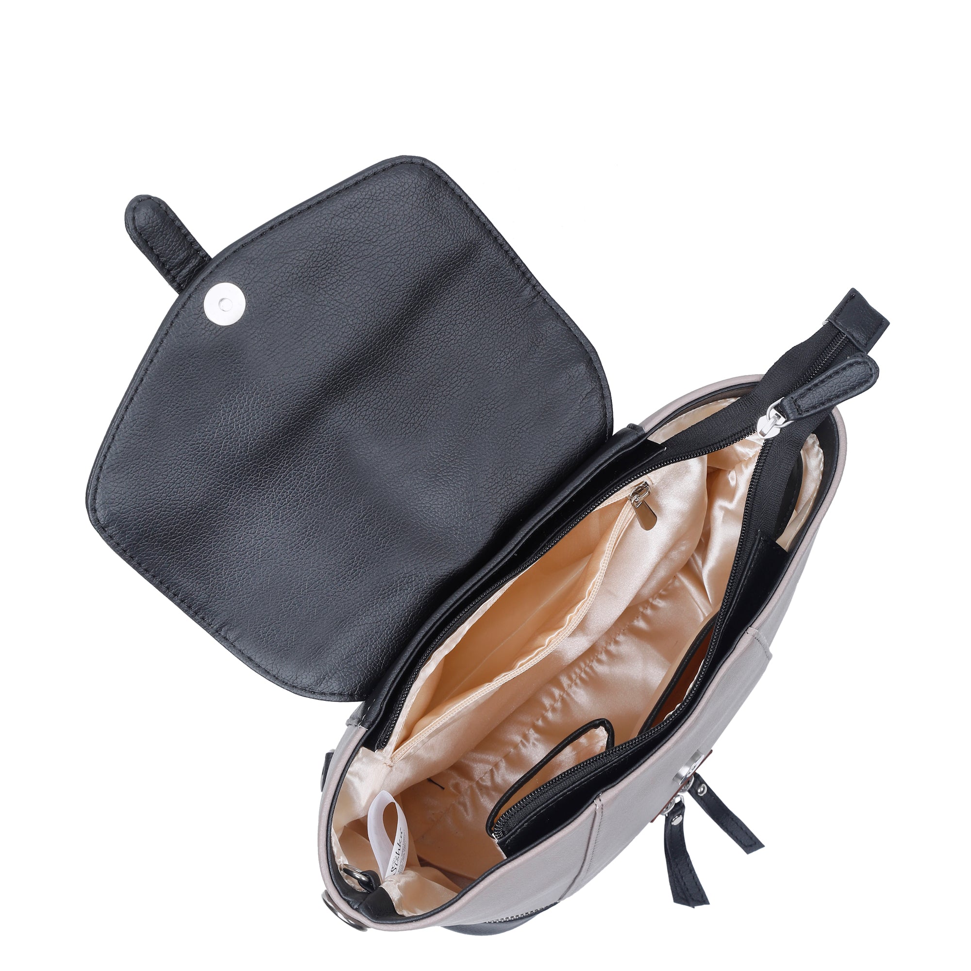 Mauve Women’s Fashion Backpack – Leather Shoulder Purse for Office