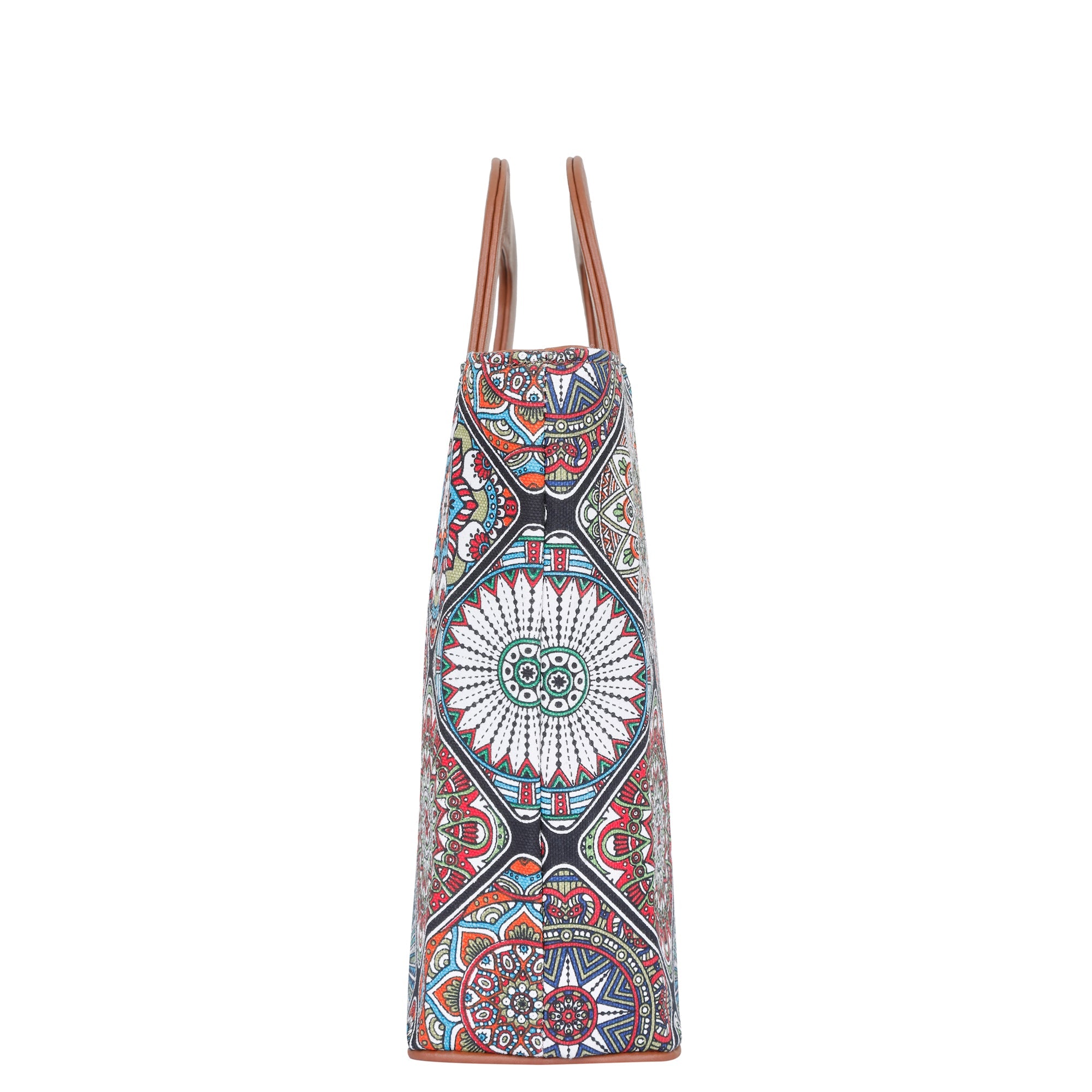 Sishka Multicolour Hand Bag – Canvas Shoulder Purse for Women’s Travel & Work