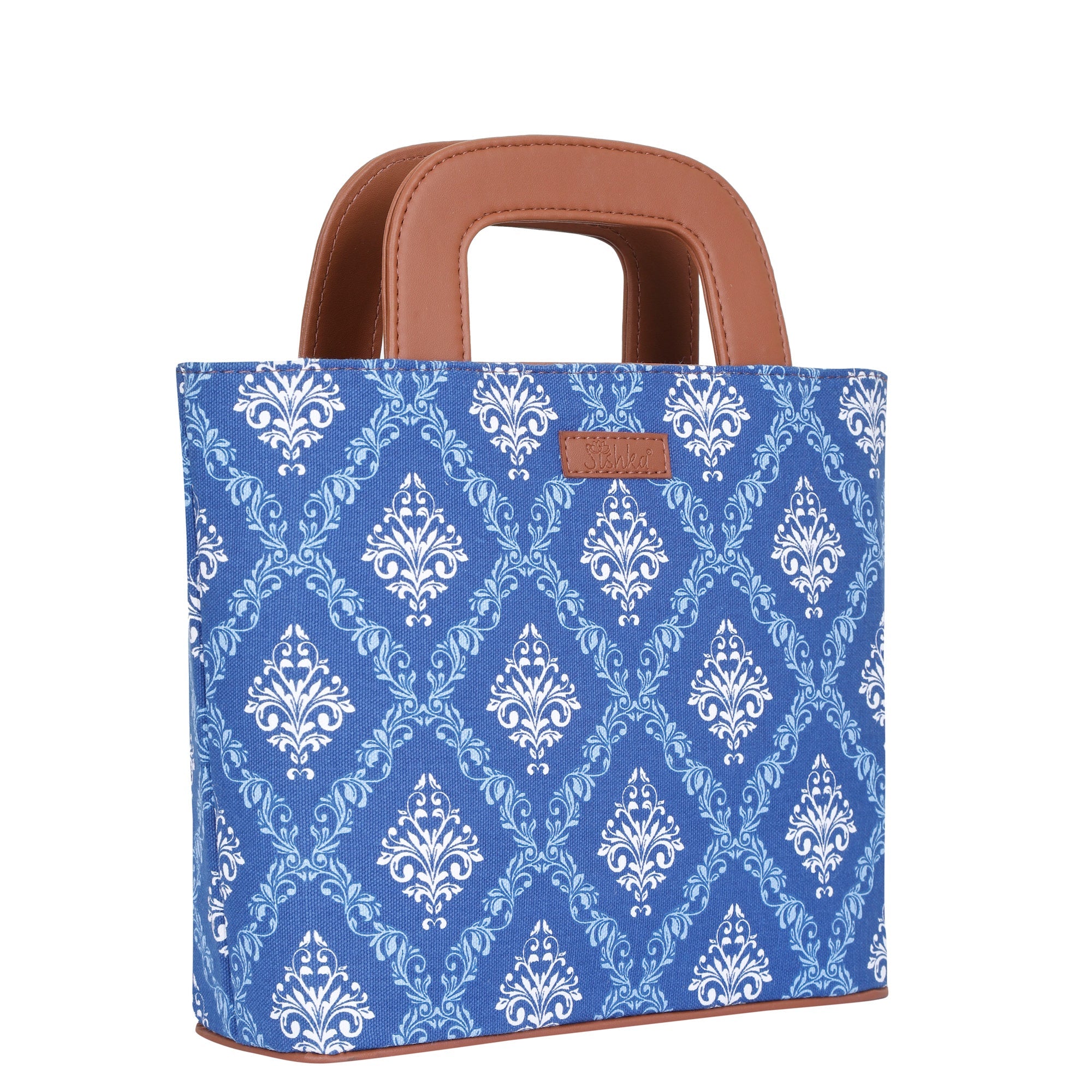 Sishka Blue Canvas Hand Bag – Women’s Stylish Tote Purse for Daily Use & Office