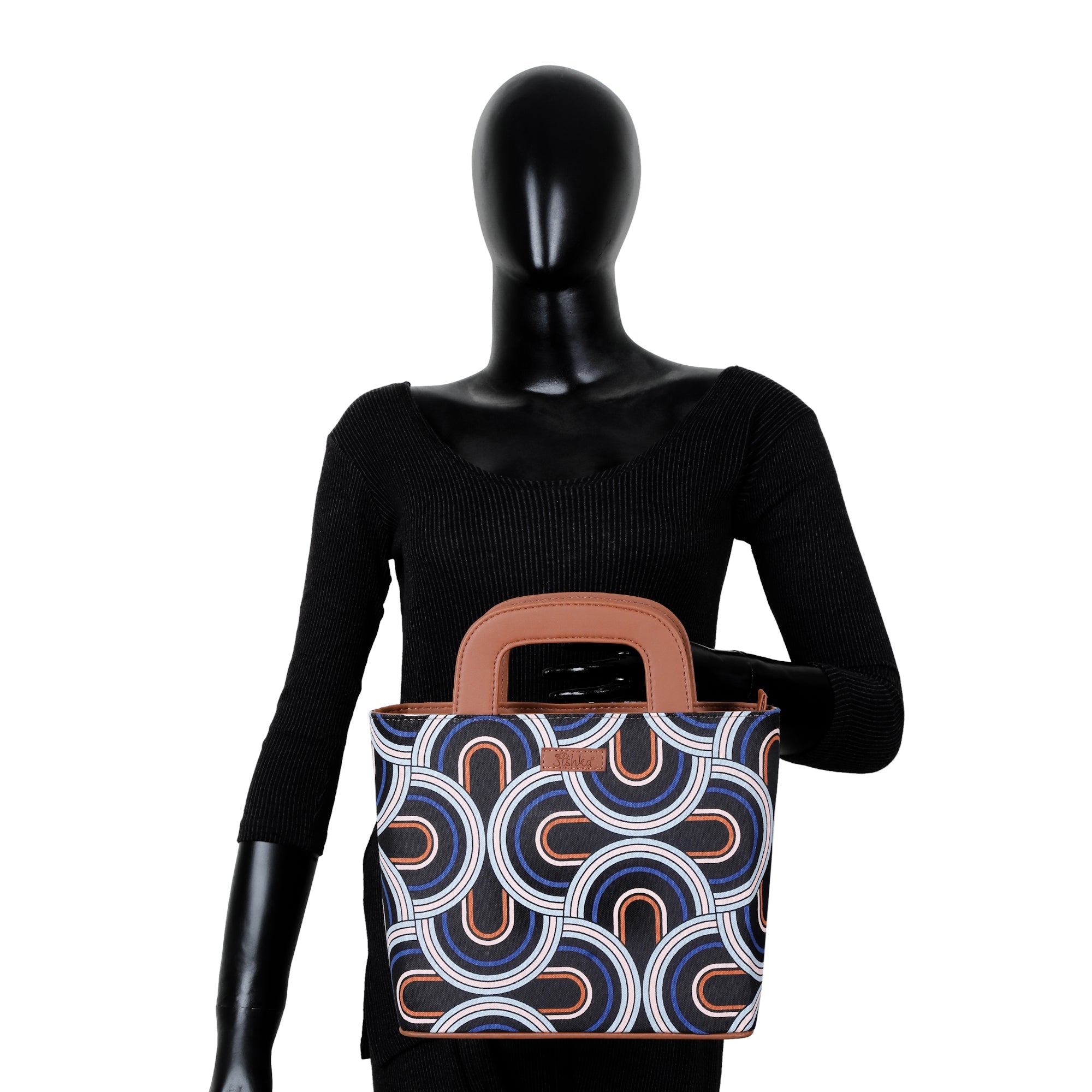 Sishka Abstract Print Hand Bag –Shoulder Tote Bags for Women - Travel, Daily Use