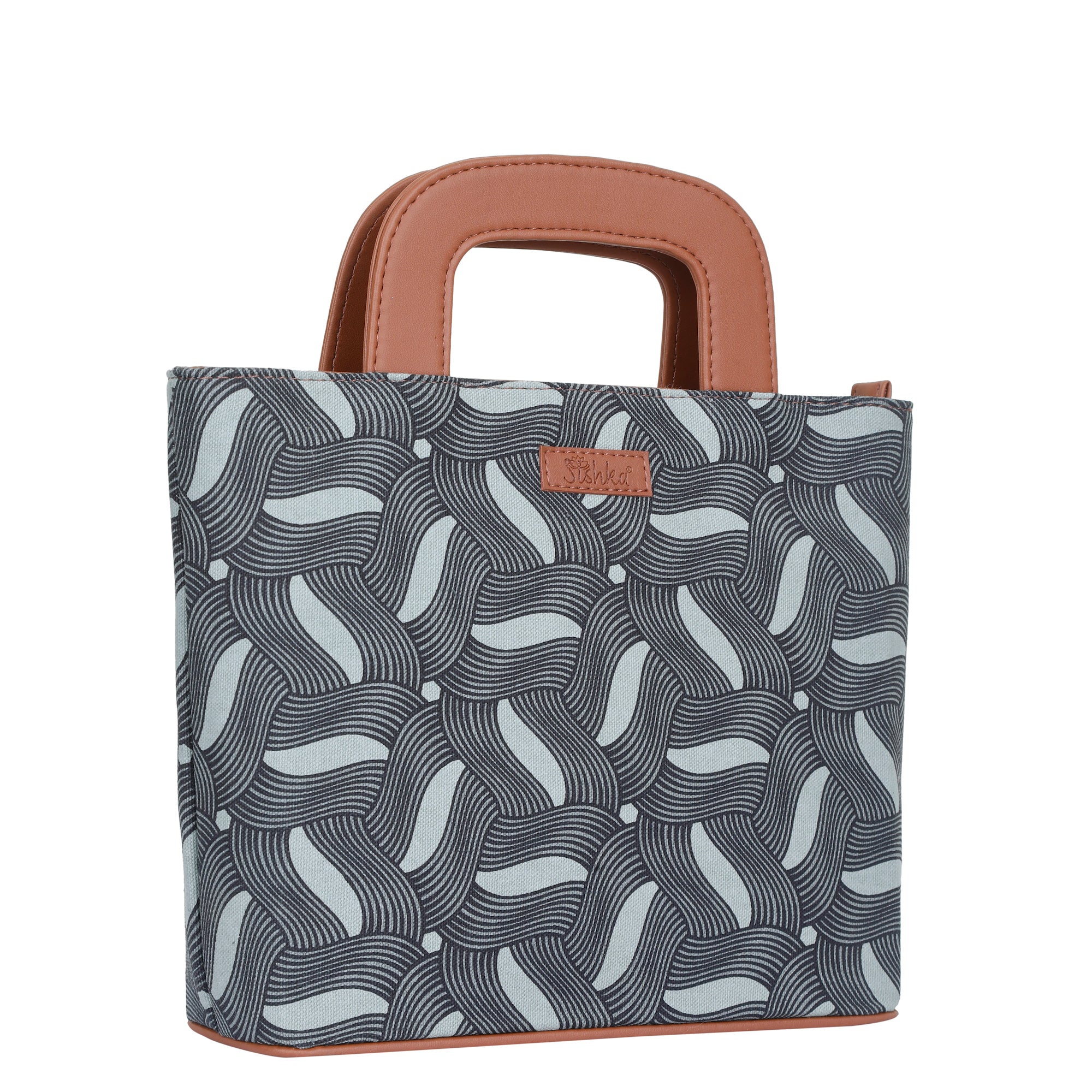 Sishka Olive Green Hand Bag – Canvas Satchel for Ladies’ Office & Casual Days