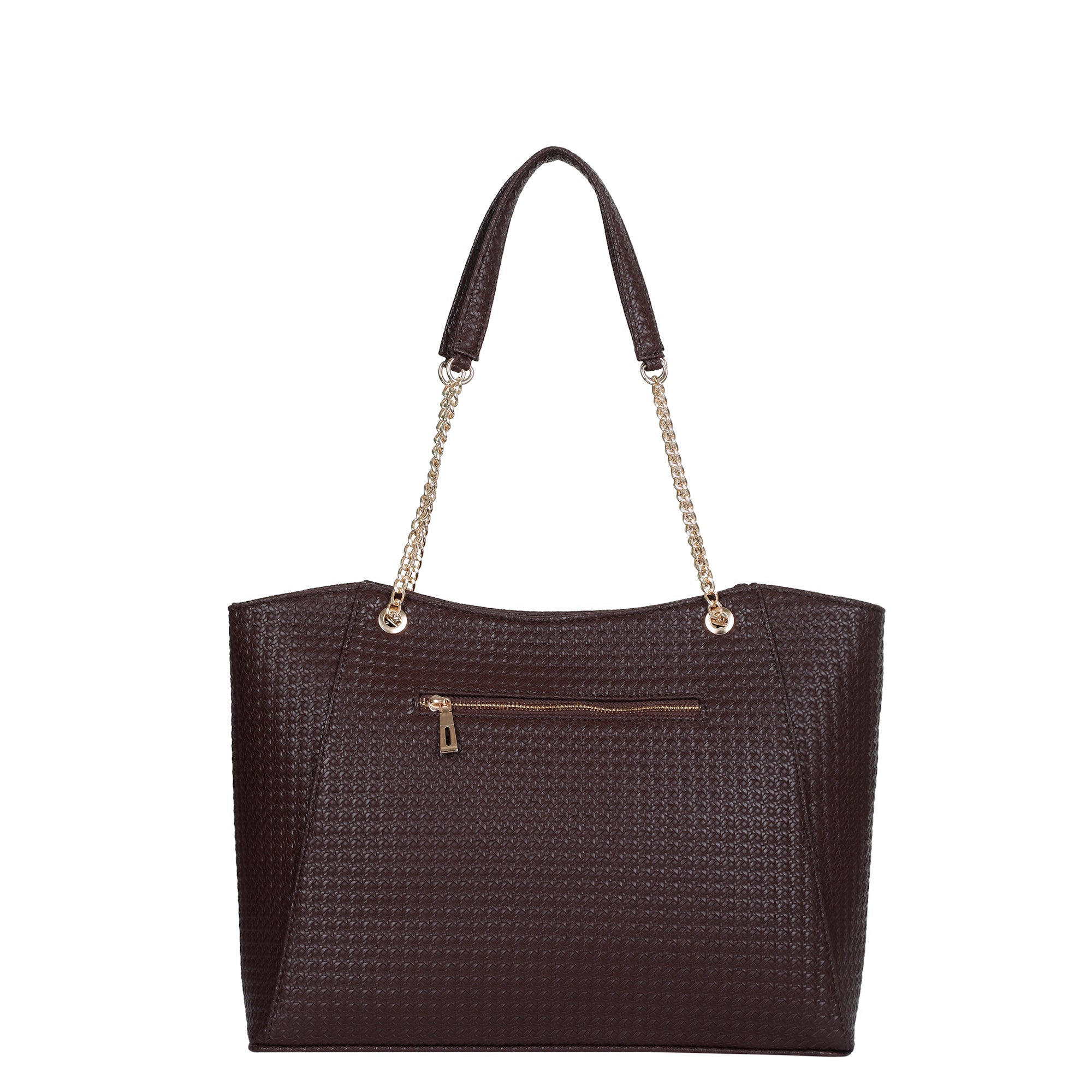 Sishka Brown Satchel Bag – Stylish Vegan Leather Tote Purse for Women with Top Handles