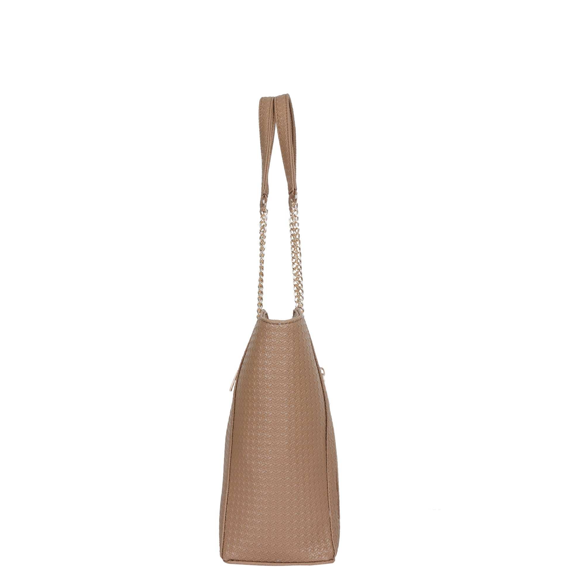 Sishka Taupe Satchel Handbag – Women’s Vegan Leather Top Handle Tote & Shoulder Bag