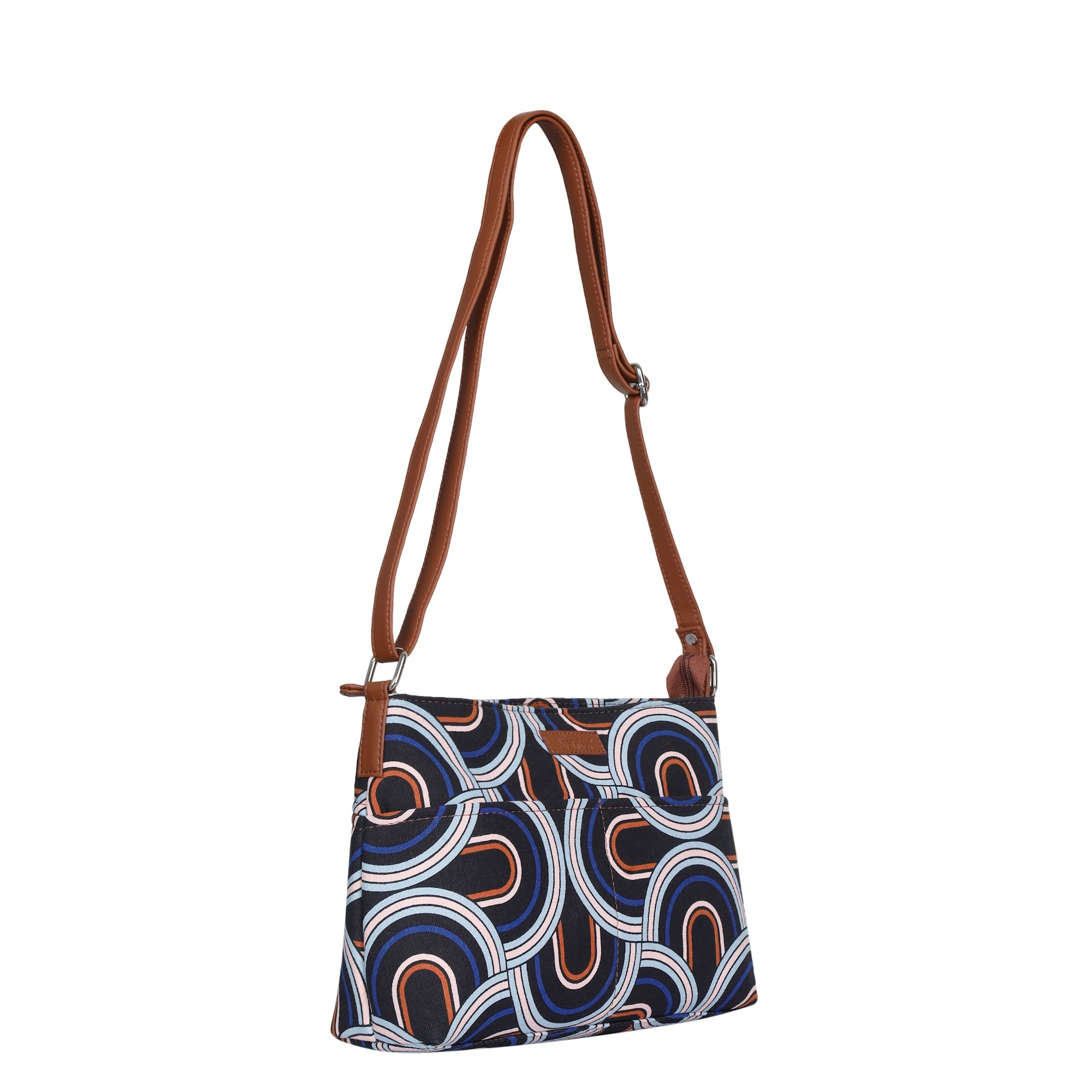 Sishka Abstract Crossbody Sling Bag – Women's Shoulder Purse for Casual Days