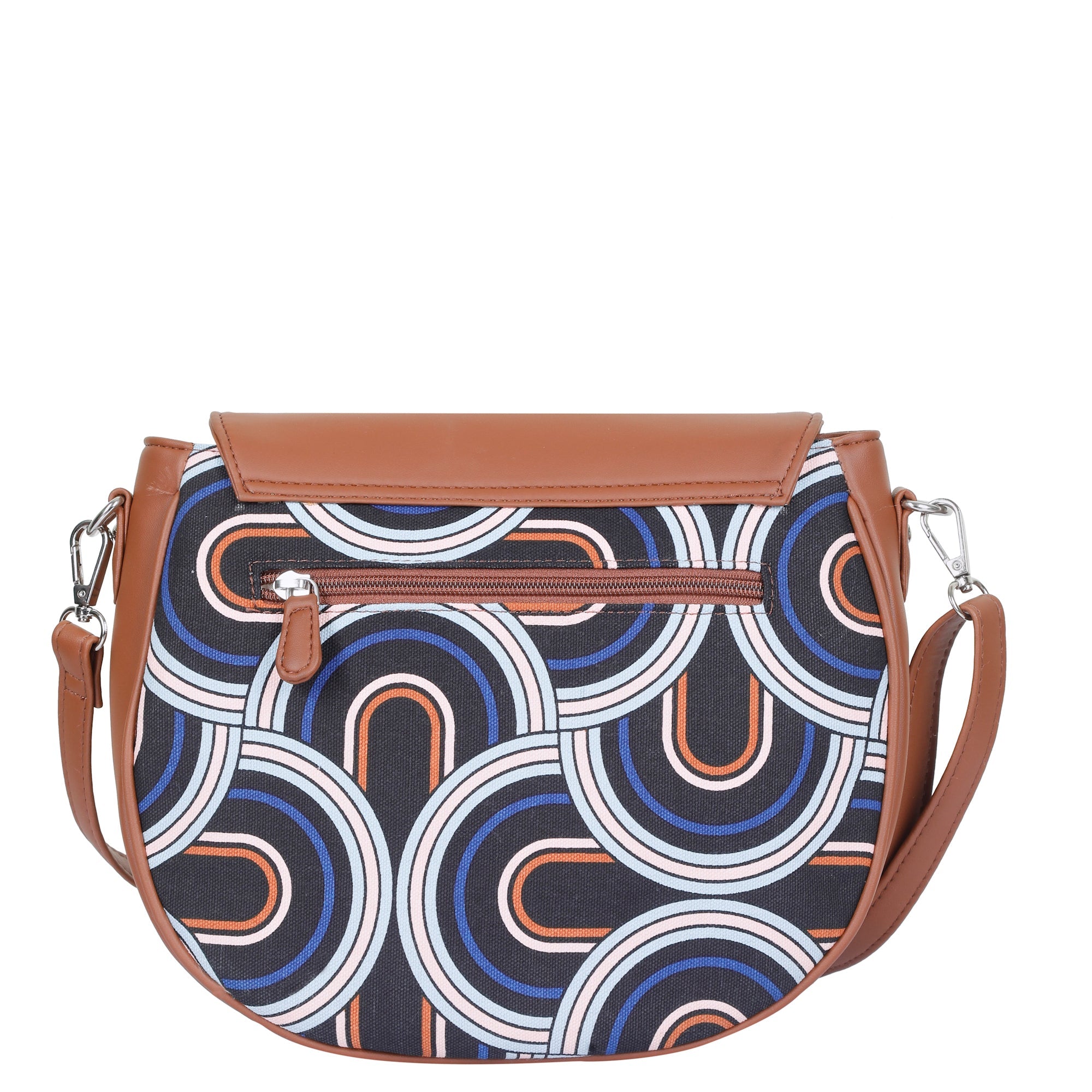 Sishka Abstract Crossbody Sling Bag – Canvas Shoulder Purse For Women