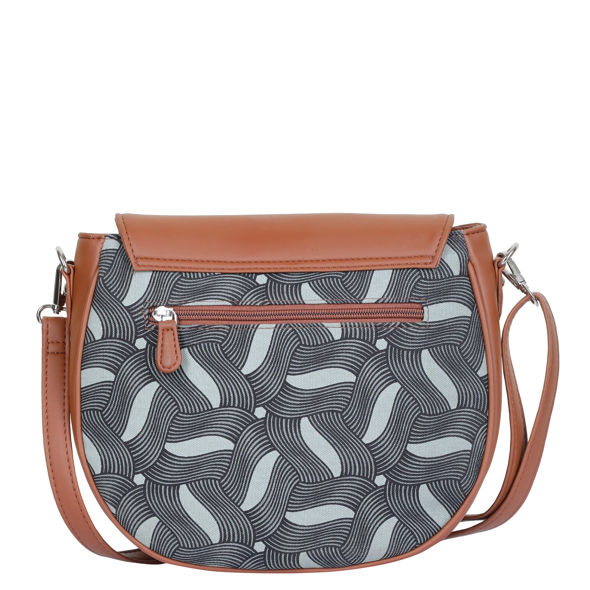 Sishka Olive Green Crossbody Sling Bag – Canvas Purse with Strap for Daily Use