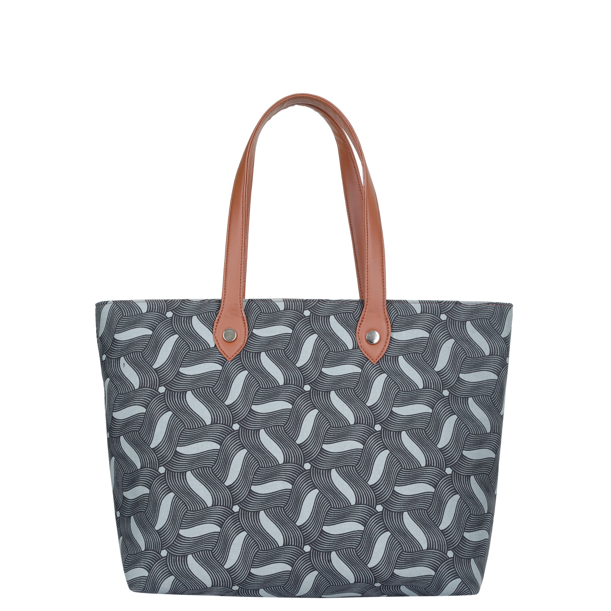Olive Green Handcrafted Printed Tote Bag for Women – Durable Shoulder Satchel & Purse