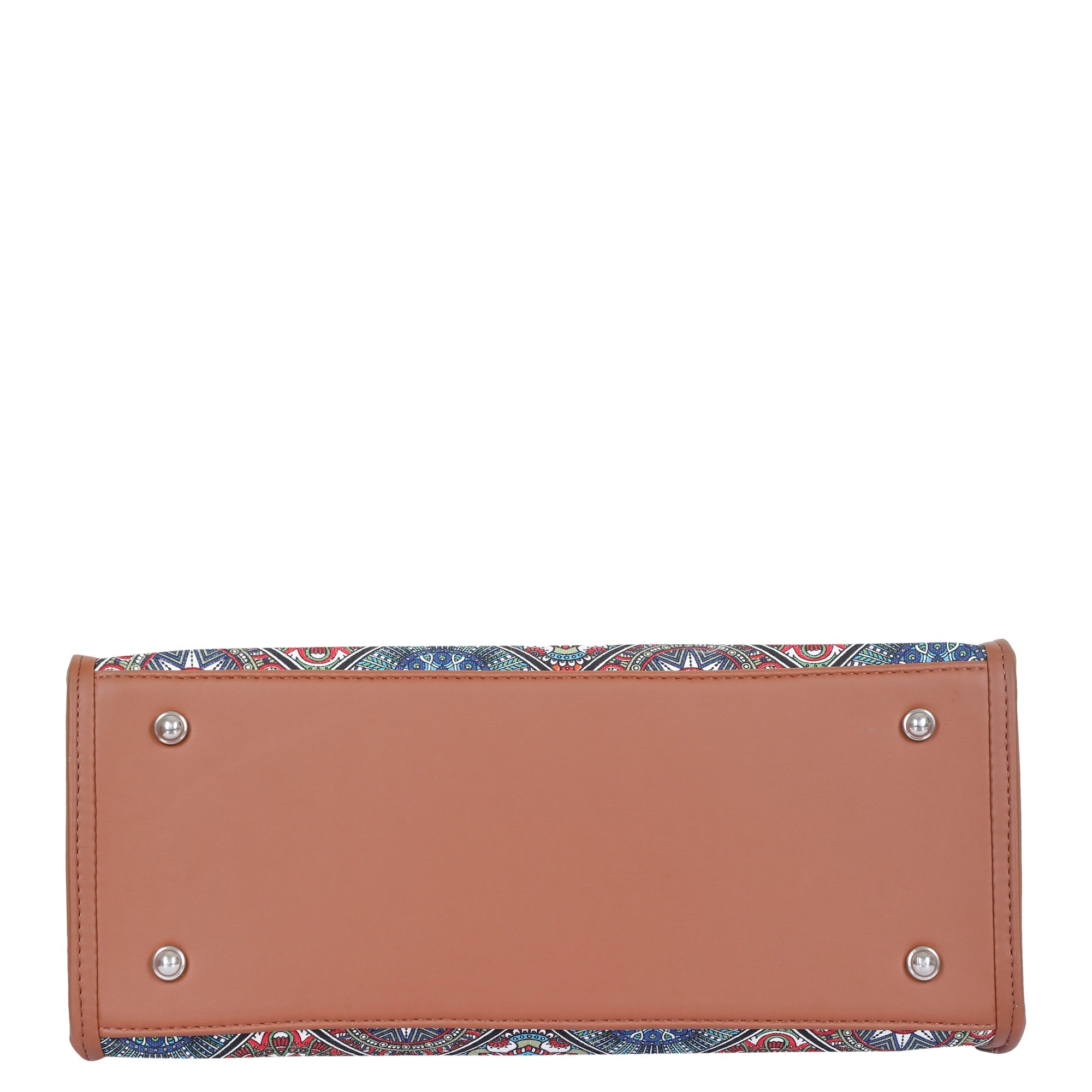 Multicolor Handcrafted Printed Laptop Bag – Satchel Purse for Women’s Daily Use