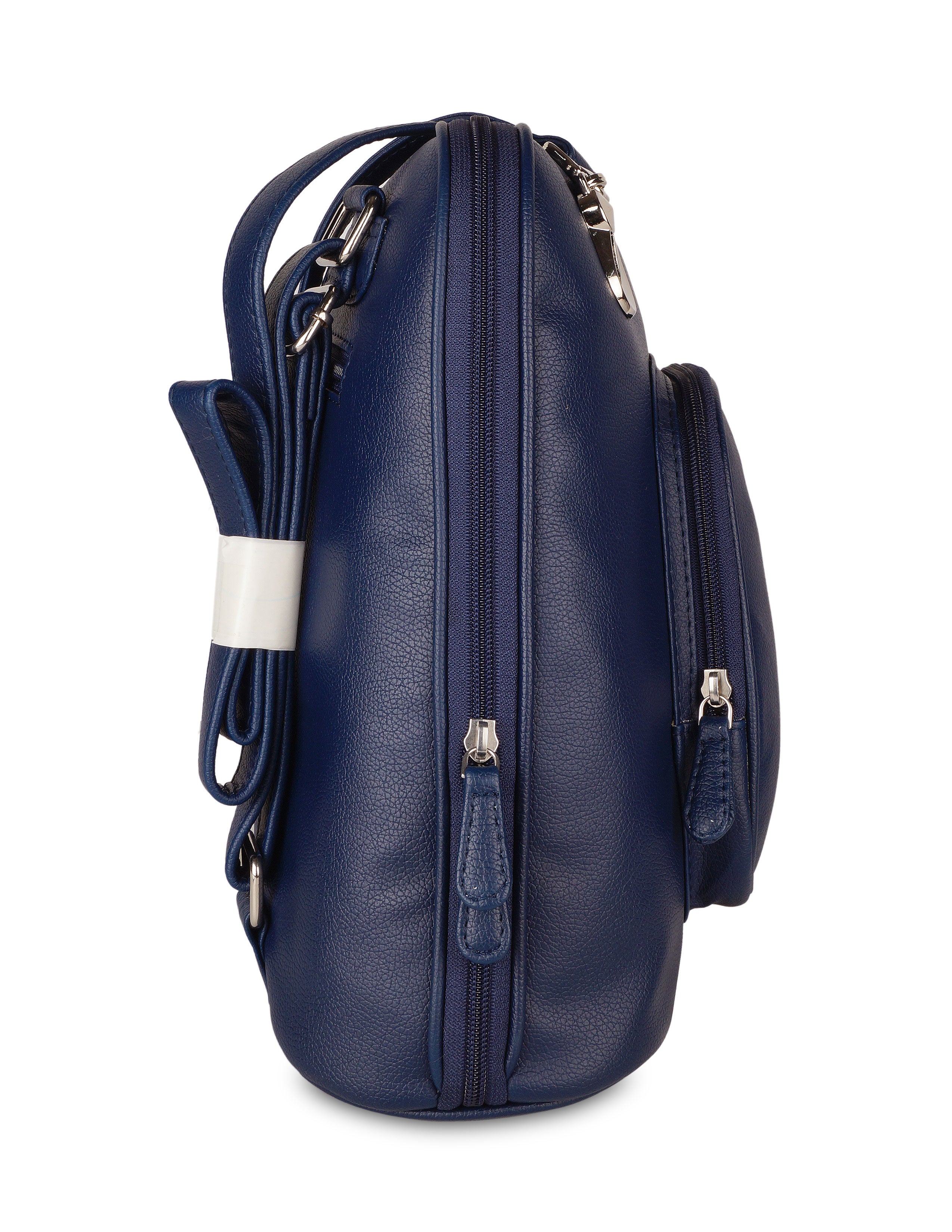 Blue Women’s Backpack Purse – Stylish Vegan Leather Shoulder Bag for Daily Use