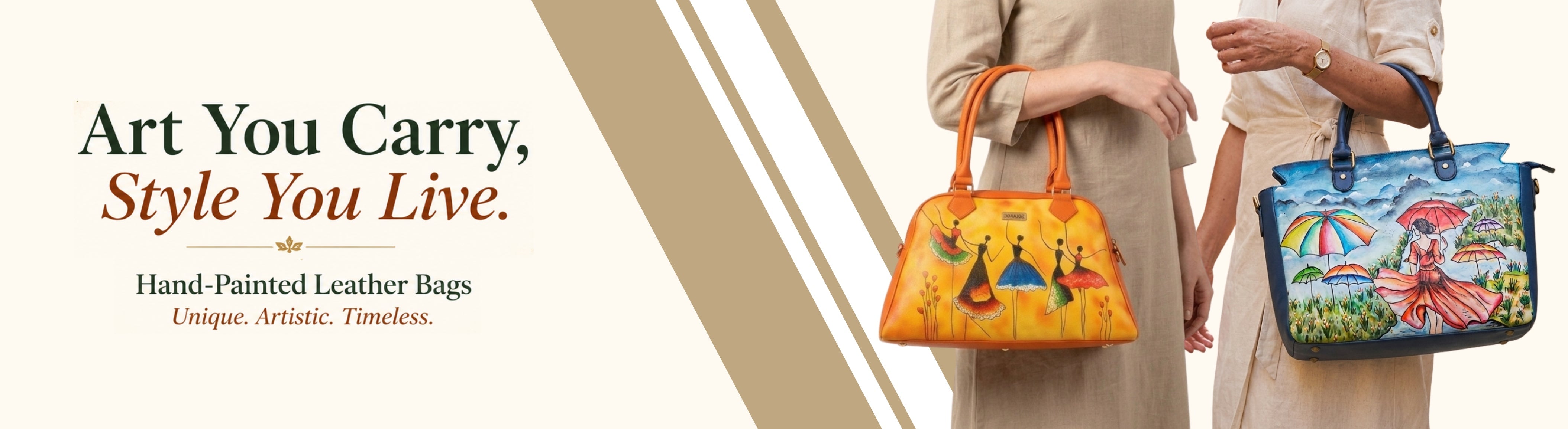 What Is a Hand-Painted Leather Bag?