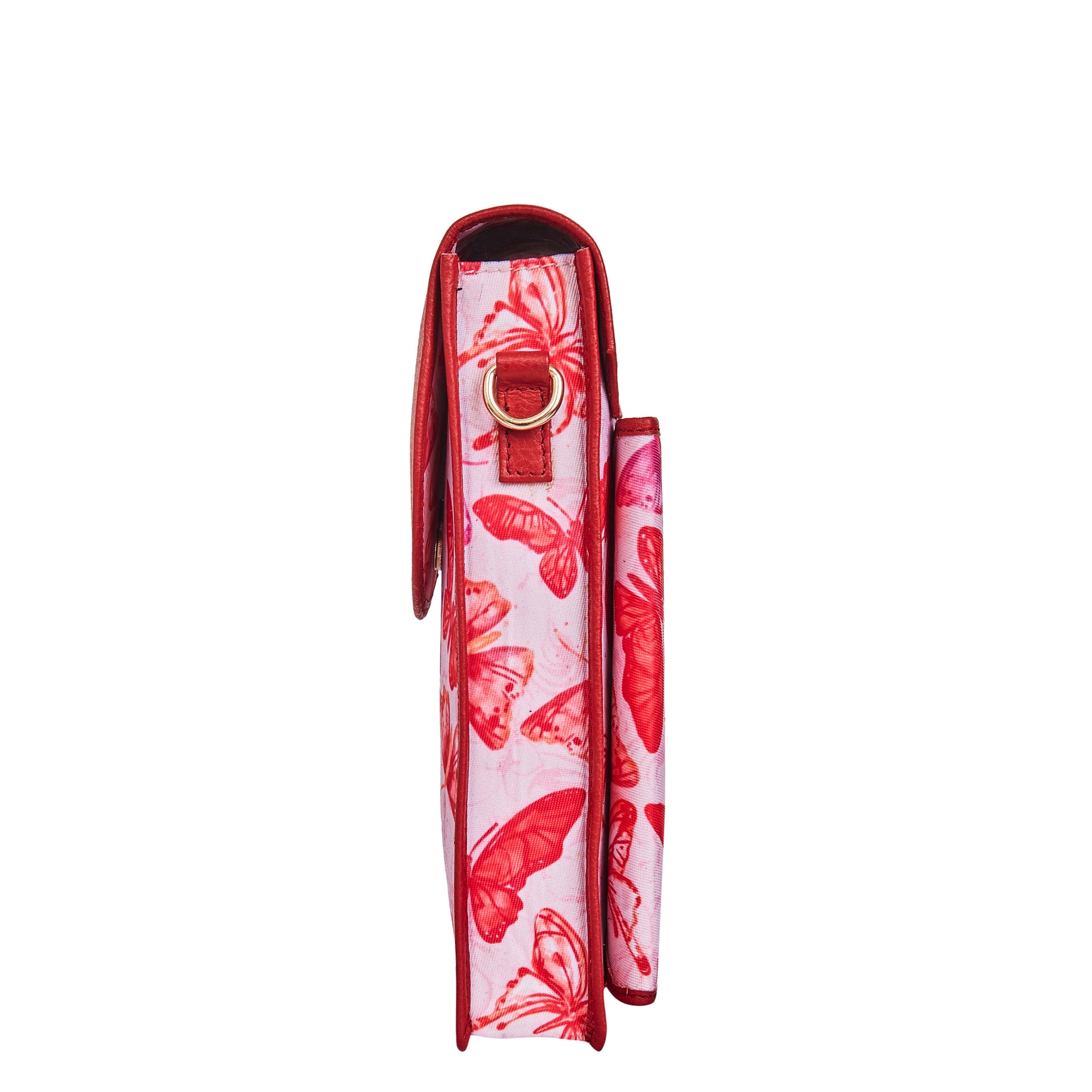 Butterfly Cell Phone Crossbody Wallet for Women’s Unique Leather Style