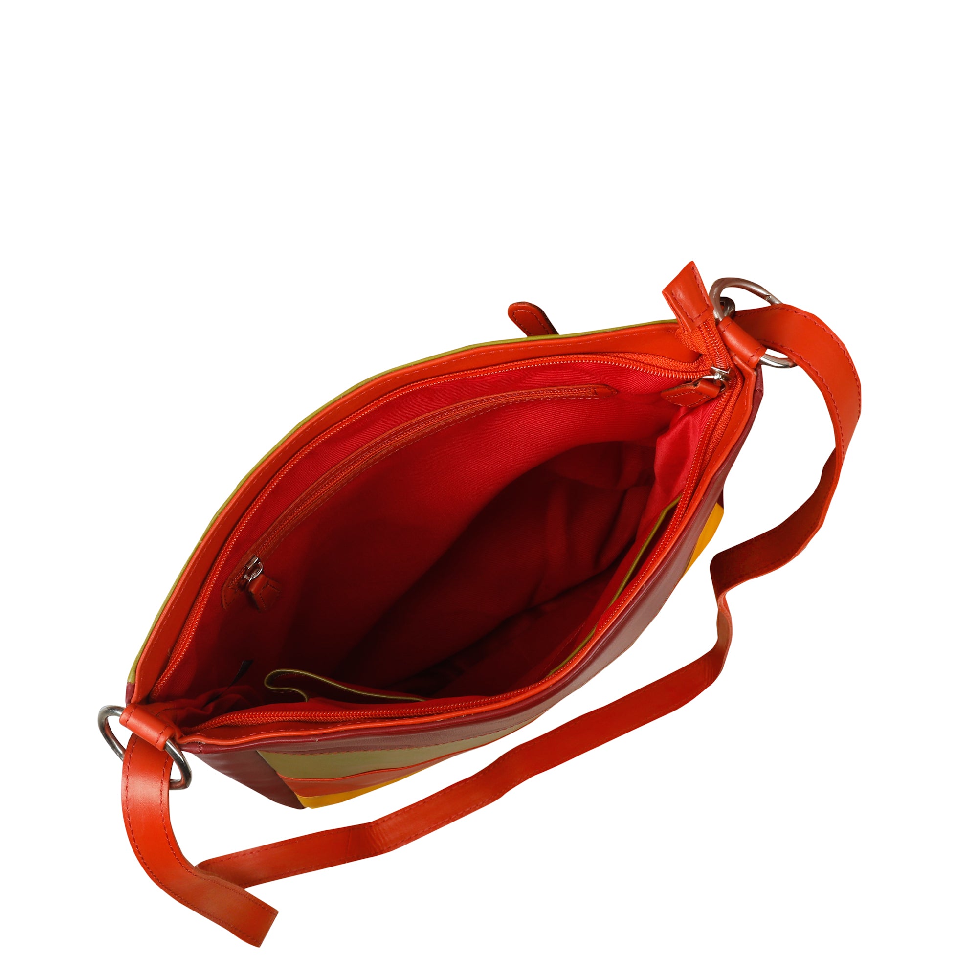 Genuine Leather Multicolour Backpack, Daypack for Women- Travel, Work, Gifting