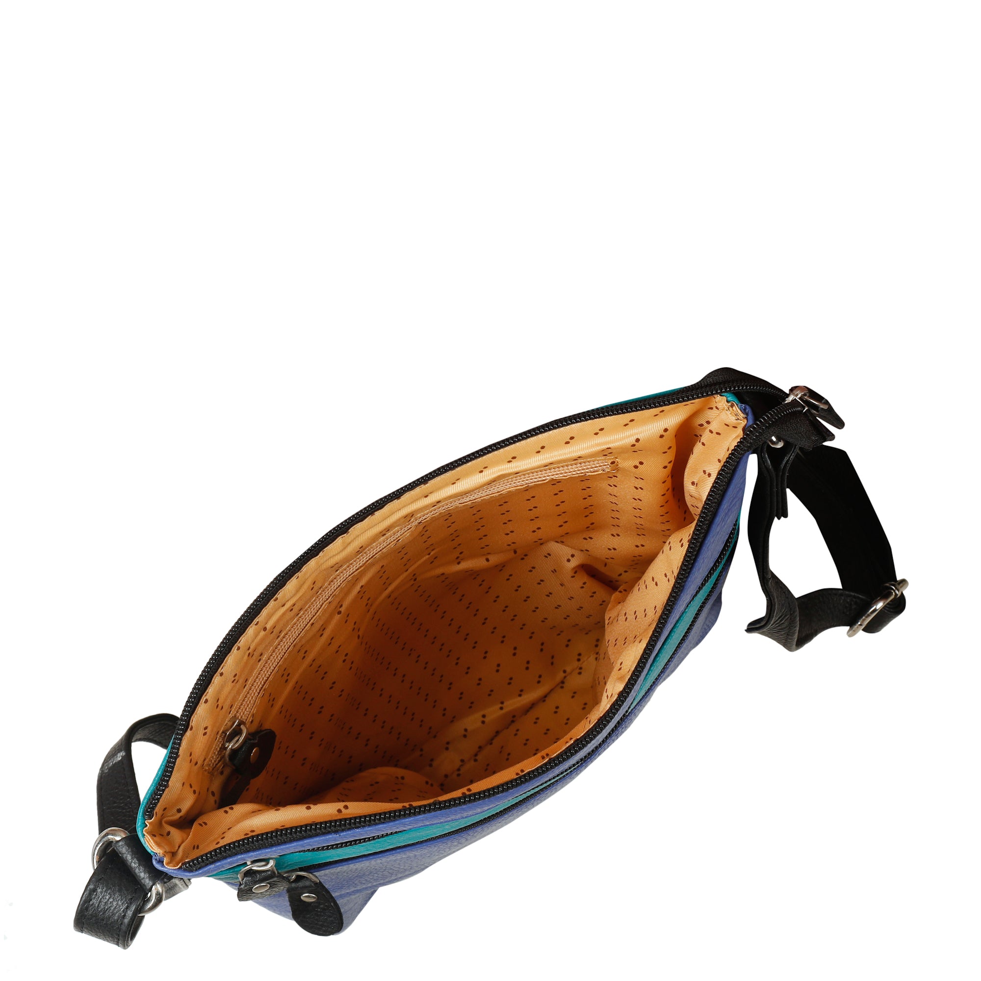 Premium Leather Women’s Crossbody Sling Bag – Multicolour Adjustable Shoulder Purse  – Daily Use Ladies Travel & Work Handbag