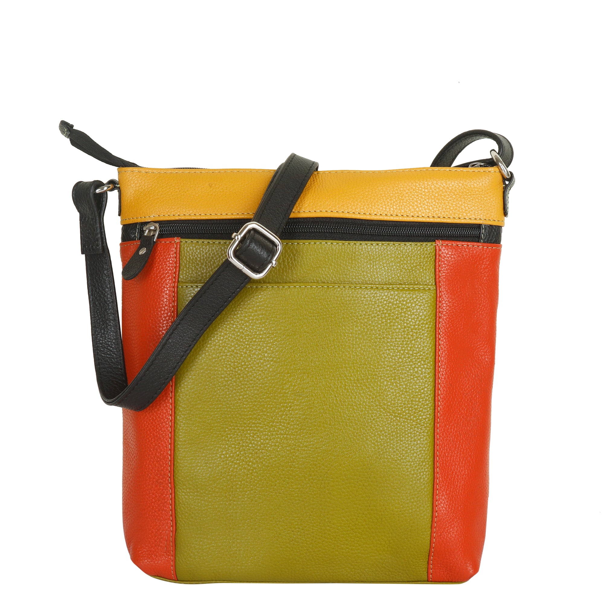 Women’s Leather Crossbody Sling Bag – Adjustable Shoulder bag – Everyday Ladies Travel Purse for Work, Shopping & Daily Use