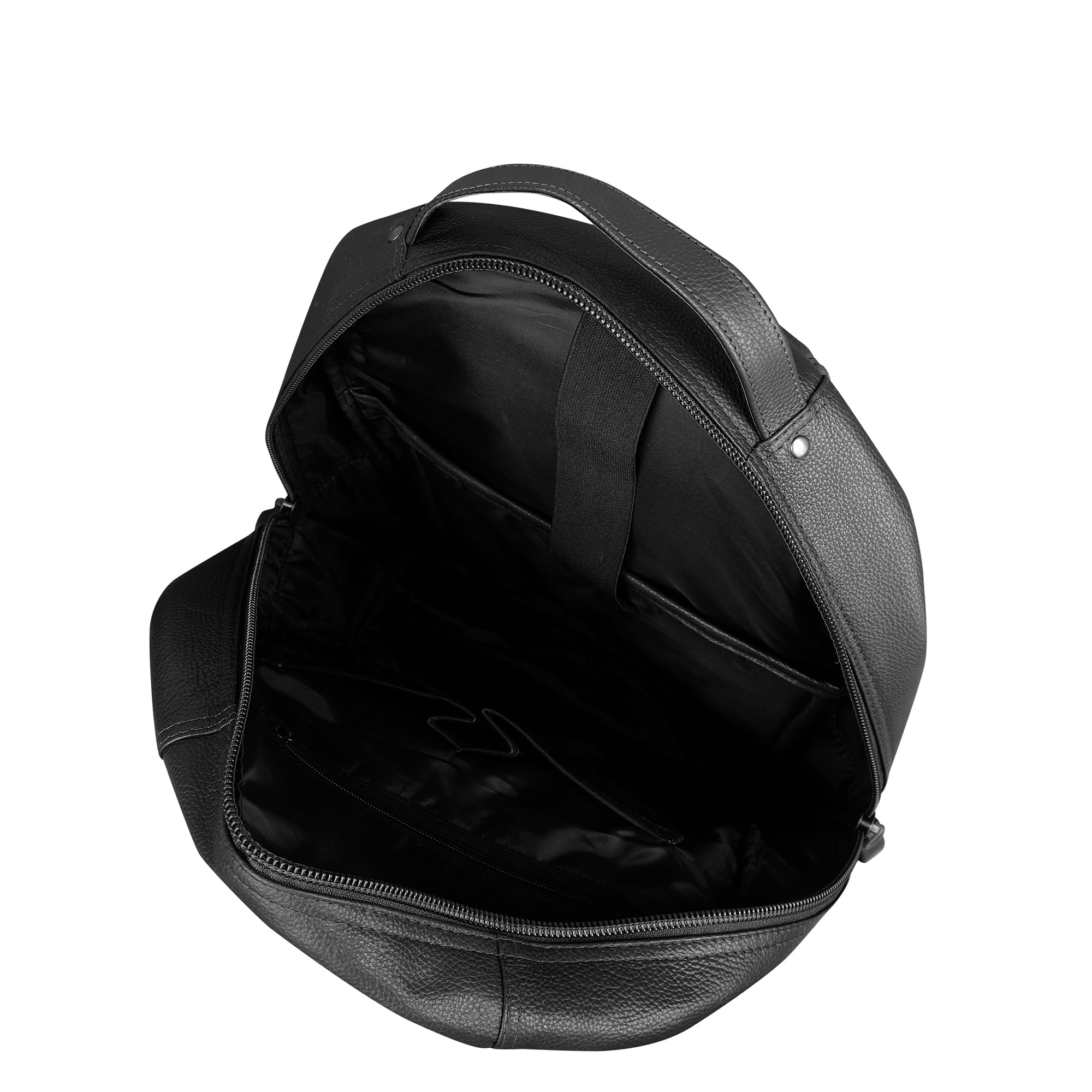 Genuine Leather Black Backpack |16" H Travel Backpack for Women & Men | Multipurpose Daypack- Business, Office, Work, Gifting