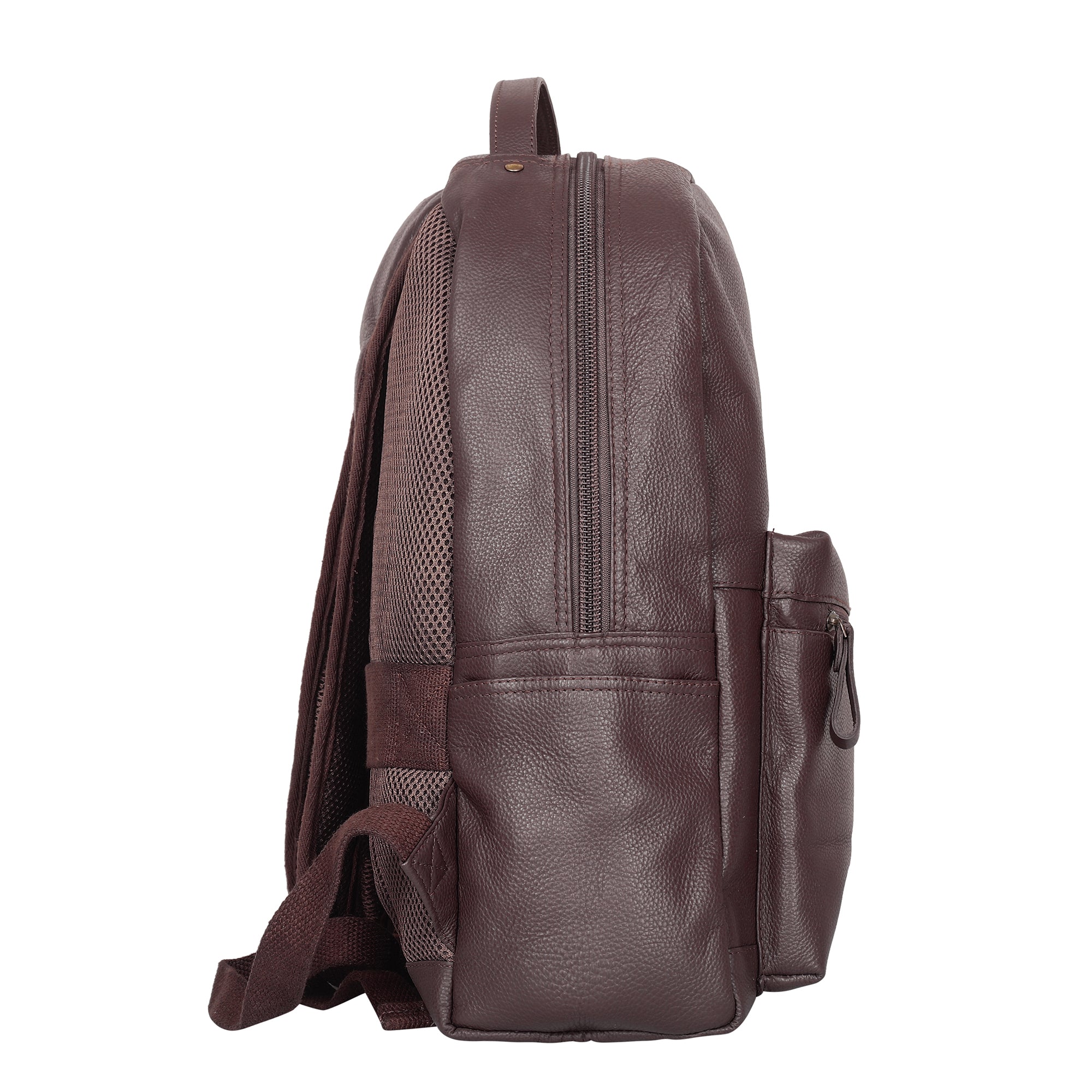 Genuine Leather Brown Backpack |16" H Travel Backpack for Women & Men | Multipurpose Daypack- Business, Office, Work, Gifting