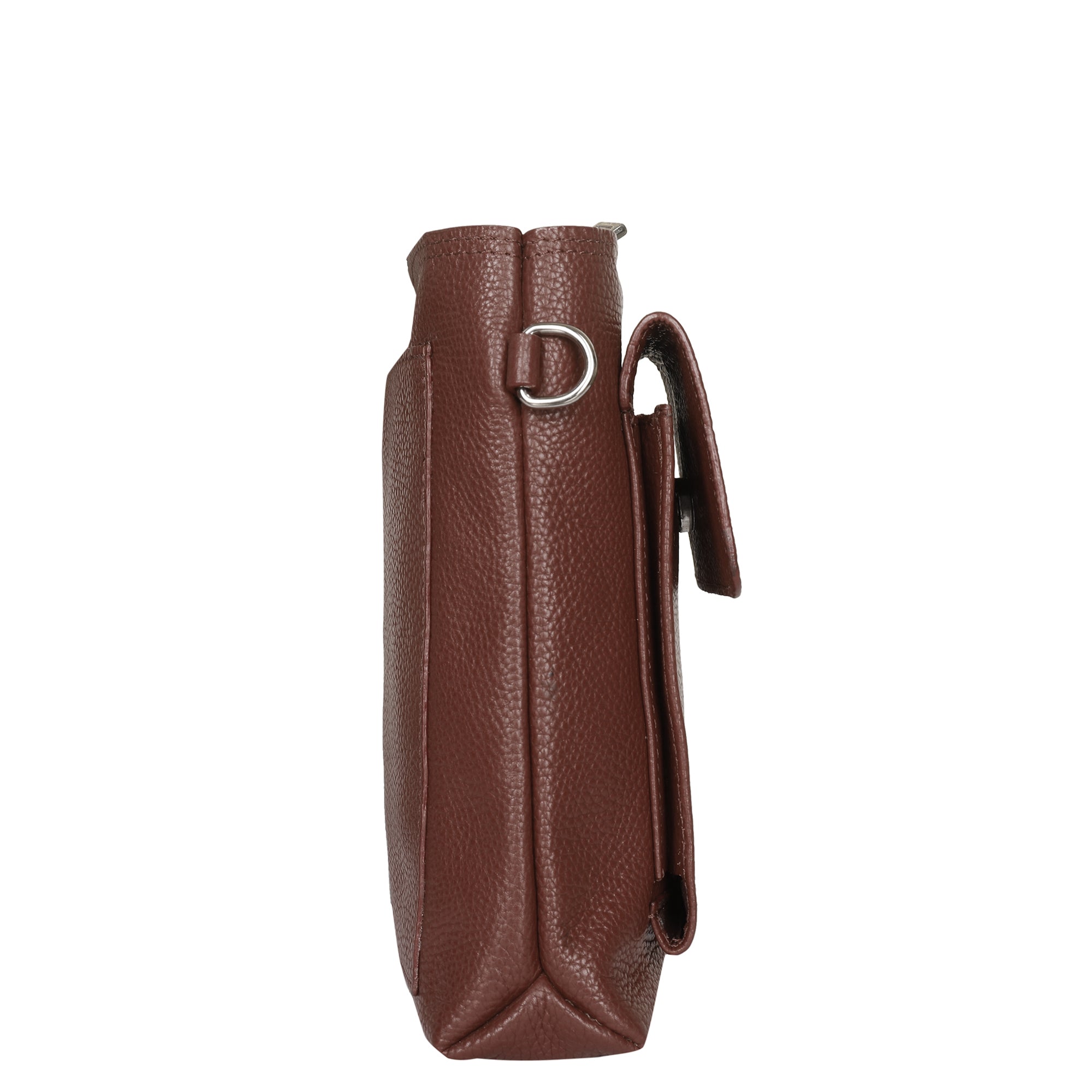 Leather Crossbody Shoulder Bag for Men & Women – Stylish Sling Messenger Bag for Work, Business, Travel & Everyday Use-Light Brown